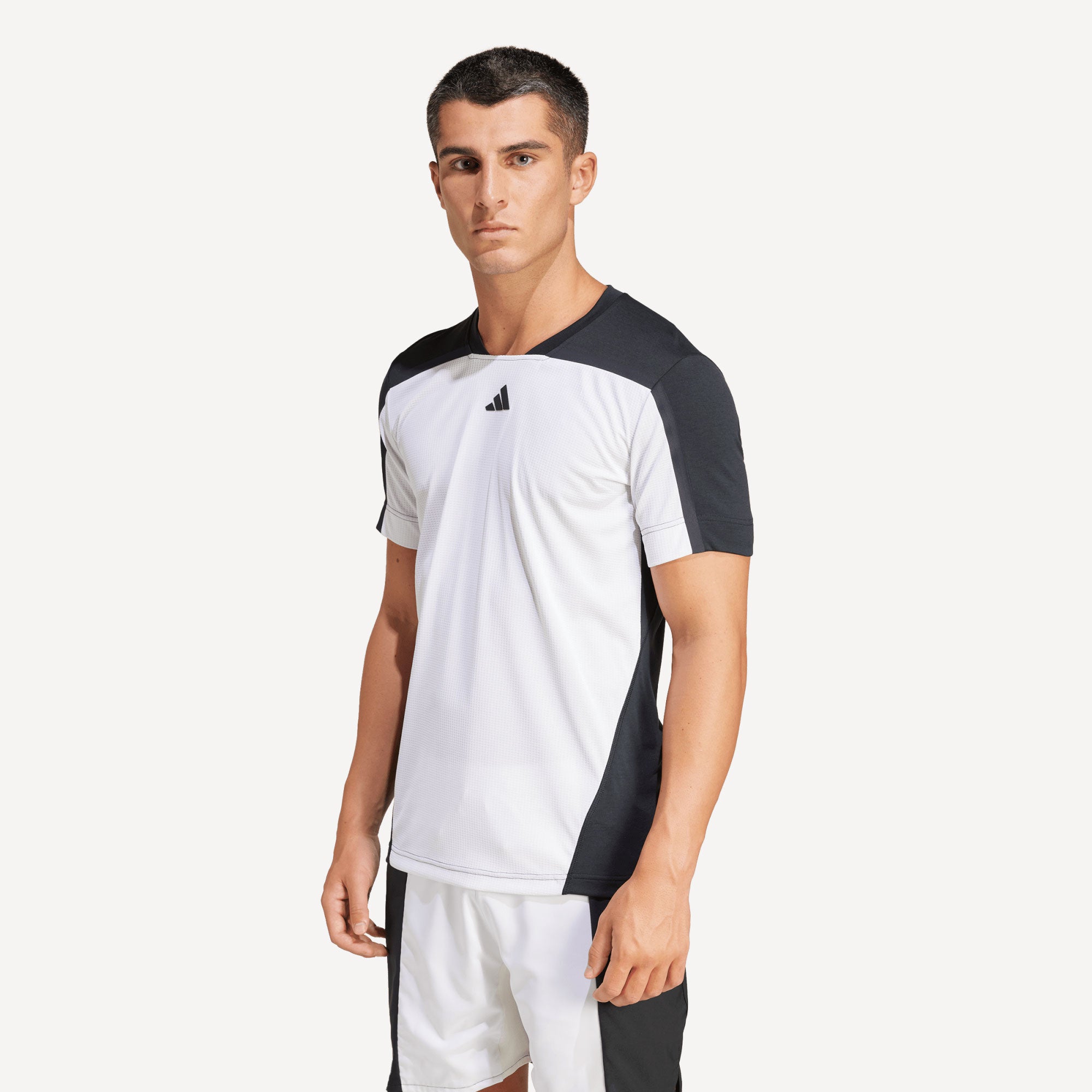 adidas Pro Paris Men's Tennis Shirt - White (1)