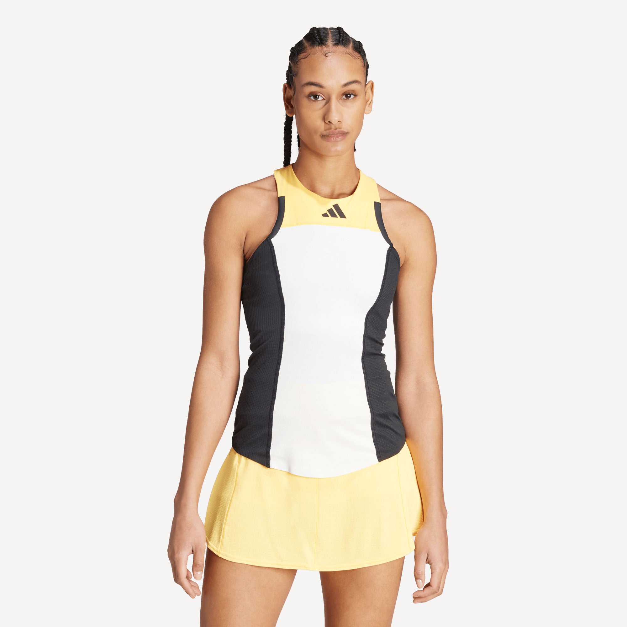 adidas Pro Paris Women's Y Tennis Tank - White (1)