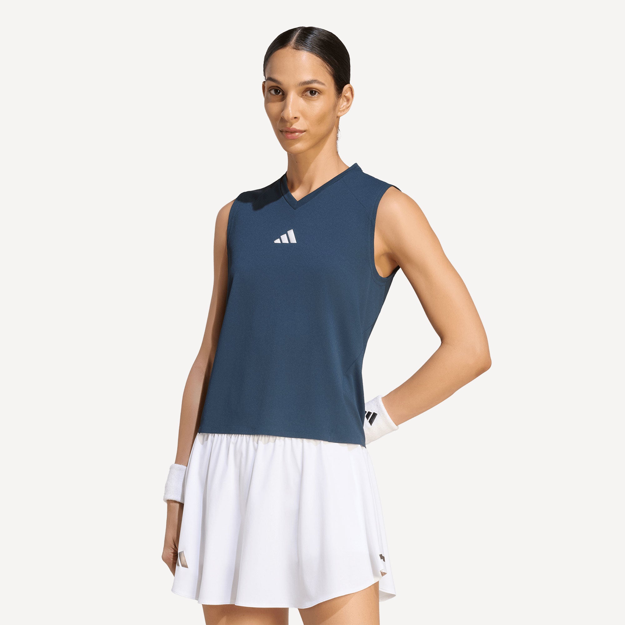 adidas Pro Women's Match Tennis Tank - Blue (1)