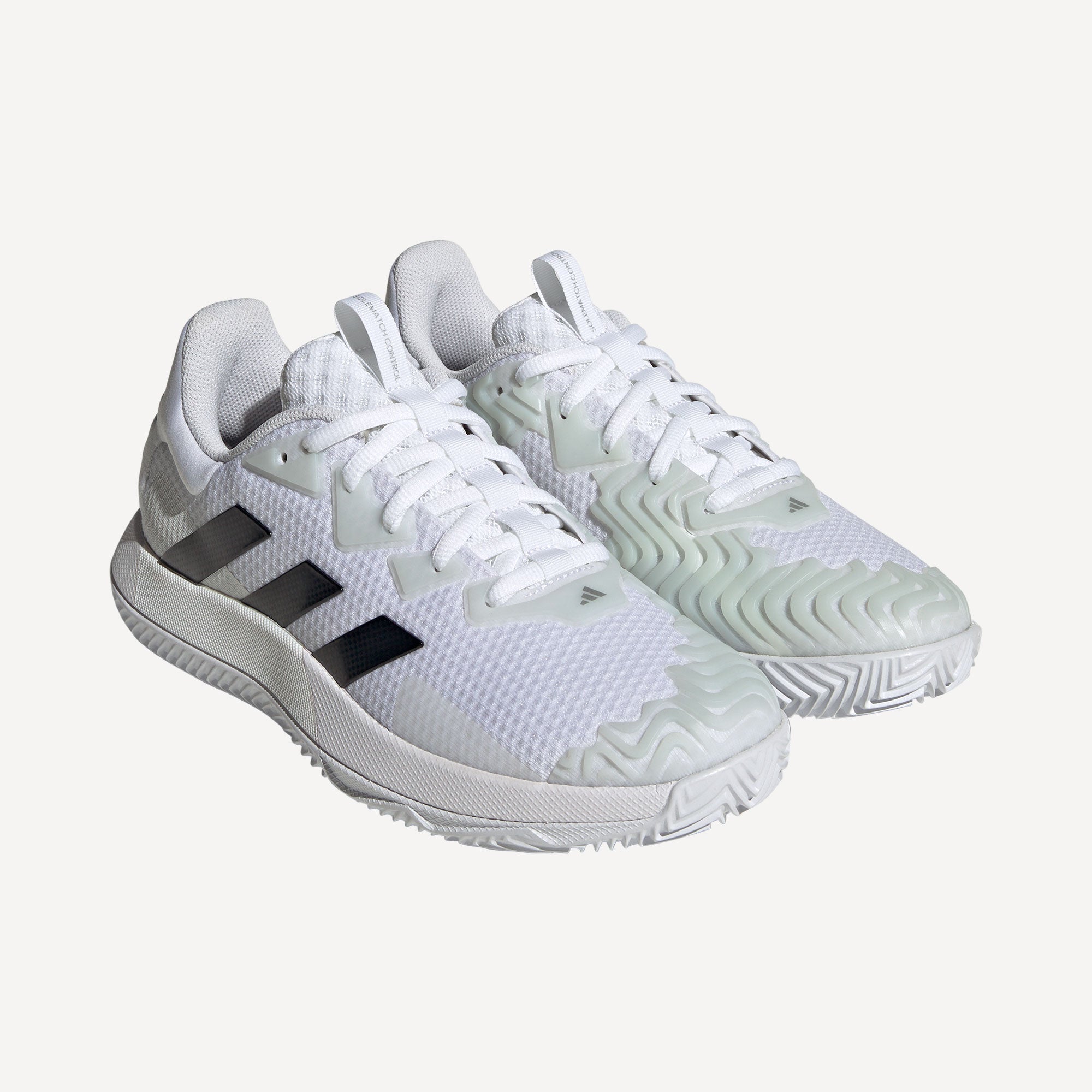 adidas SoleMatch Control Clay Men's Tennis Shoes - White (5)