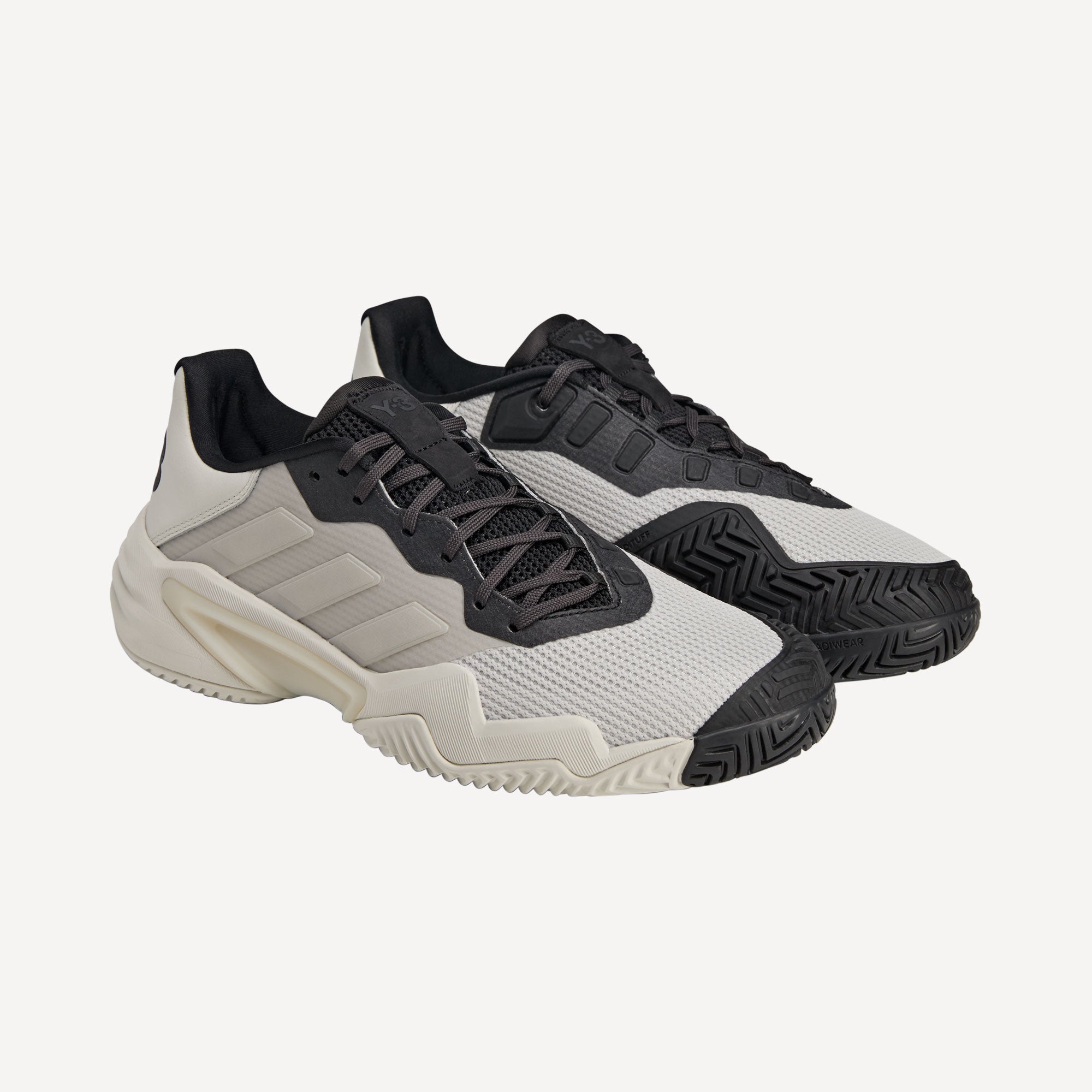 adidas Y-3 Barricade 13 Men's Tennis Shoes - Grey (5)