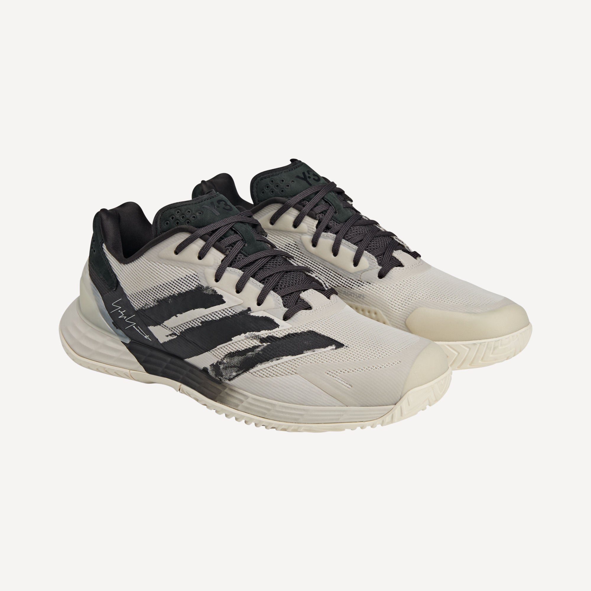 adidas Y-3 Defiant Speed 2 Men's Tennis Shoes - Grey (5)