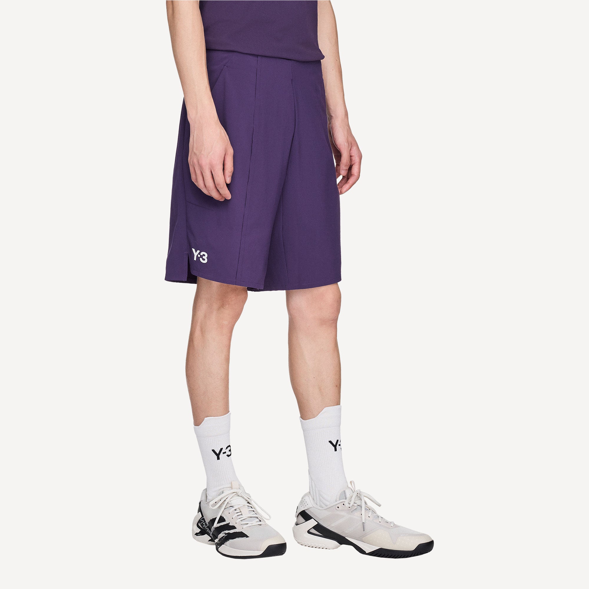 adidas Y-3 Pro US Open Men's Ergo 9-Inch Tennis Shorts - Purple (1)