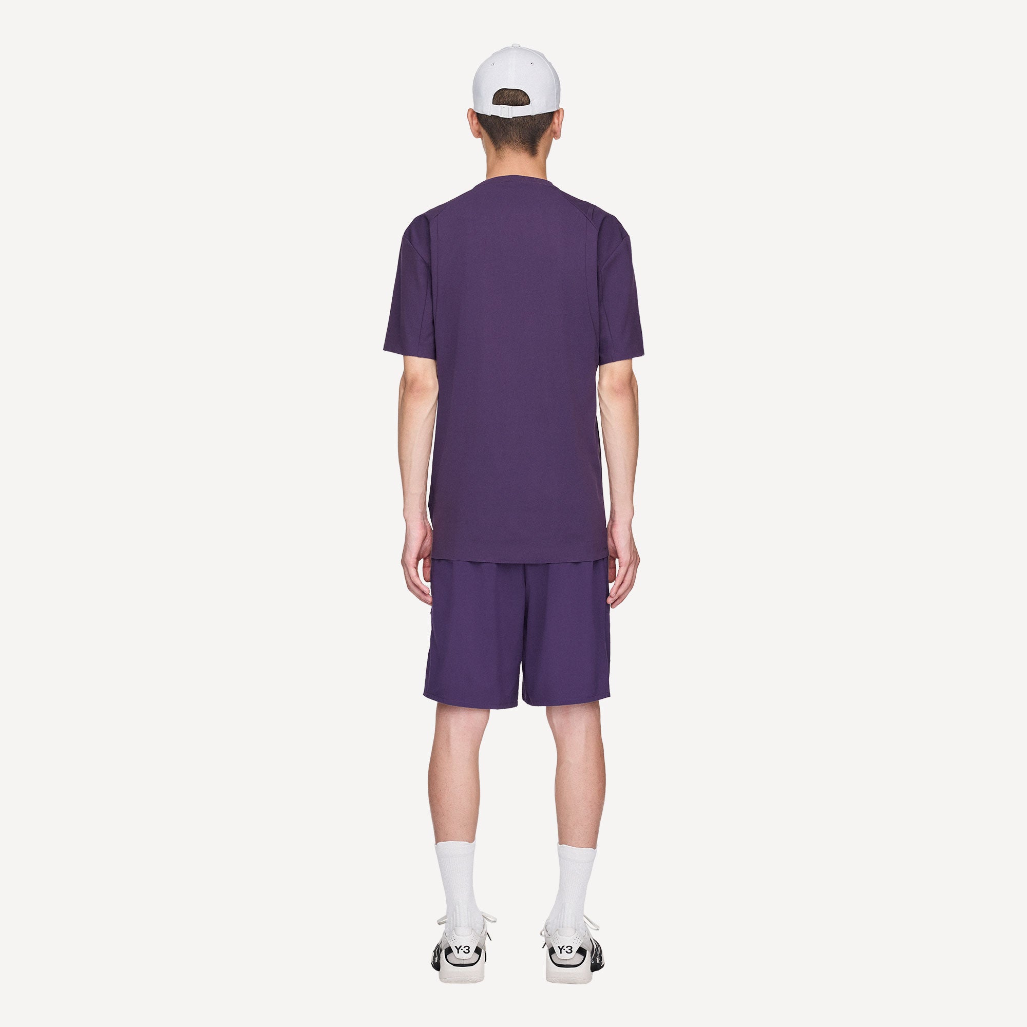 adidas Y-3 Pro US Open Men's Ergo 9-Inch Tennis Shorts - Purple (2)