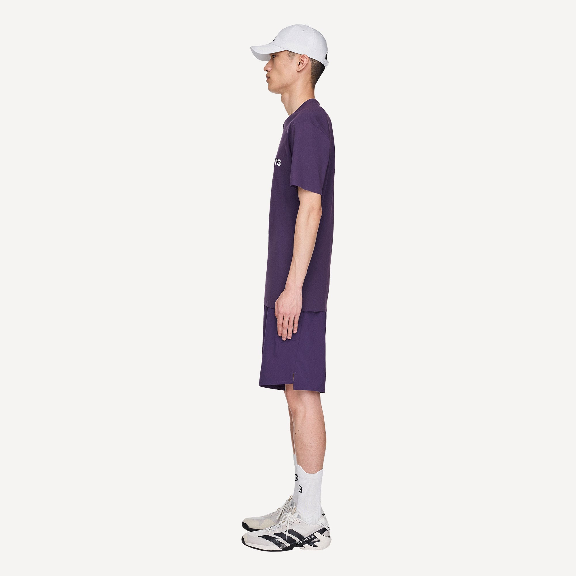 adidas Y-3 Pro US Open Men's Ergo 9-Inch Tennis Shorts - Purple (3)