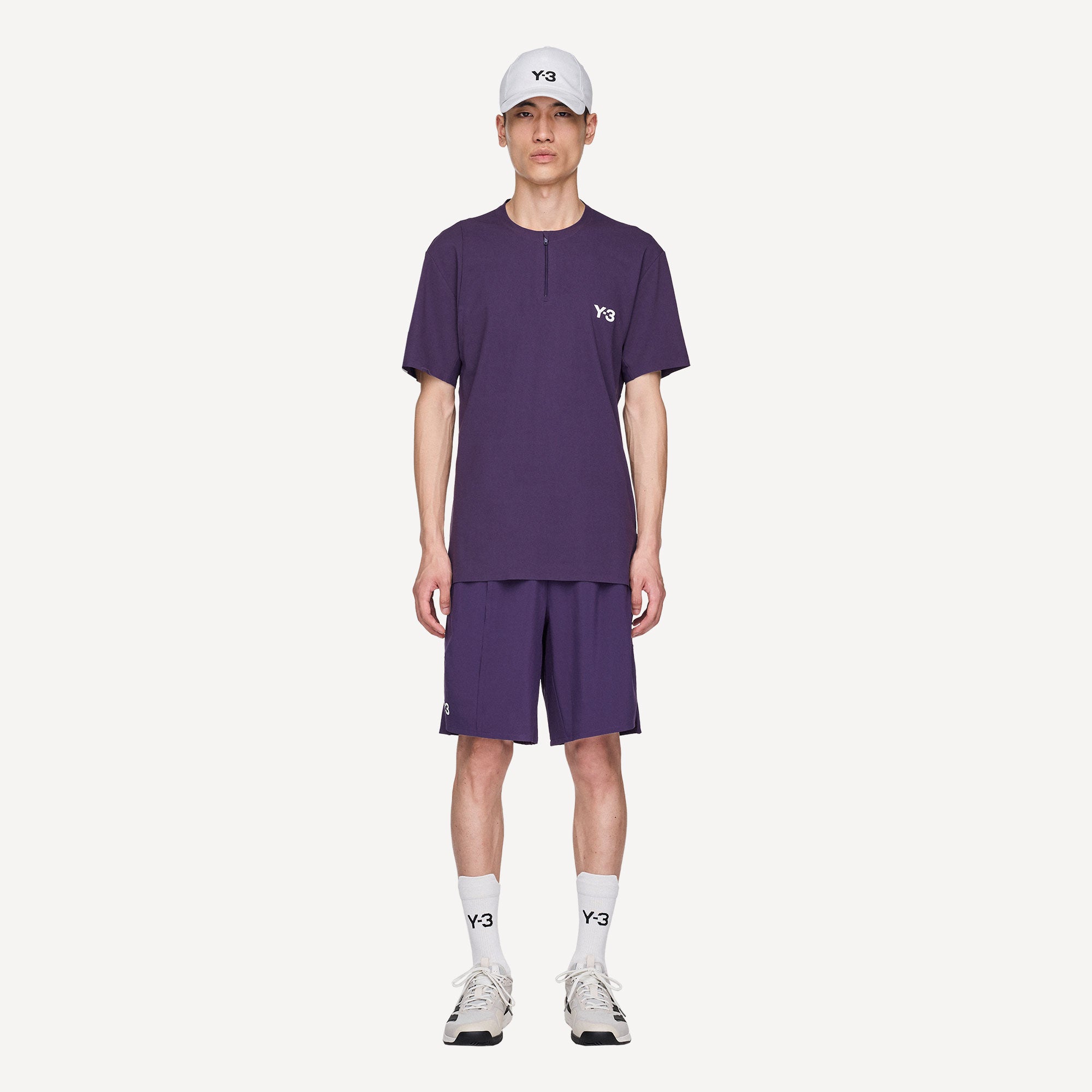 adidas Y-3 Pro US Open Men's Ergo 9-Inch Tennis Shorts - Purple (4)