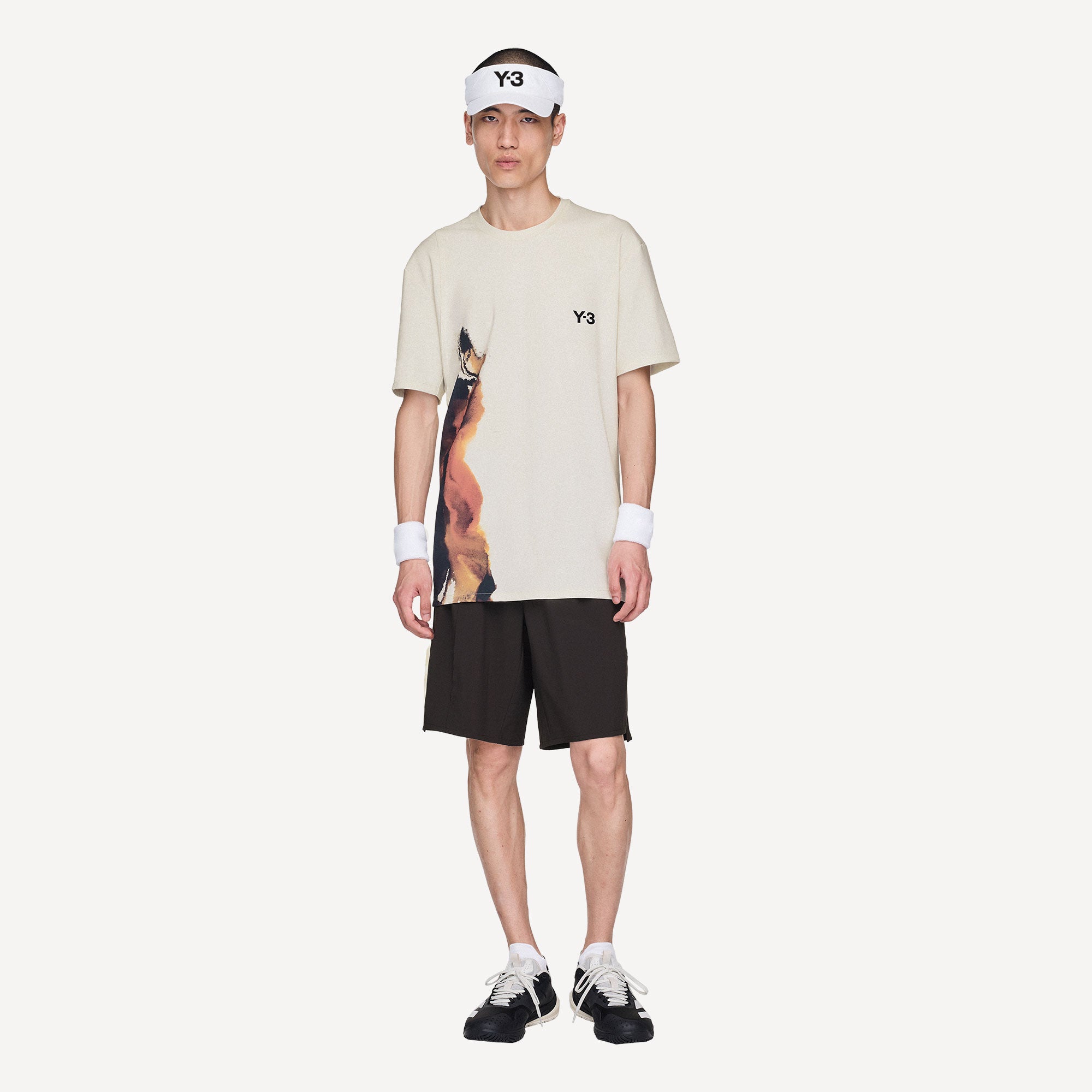 adidas Y-3 Pro US Open Men's Freelift Tennis Shirt - Grey (4)