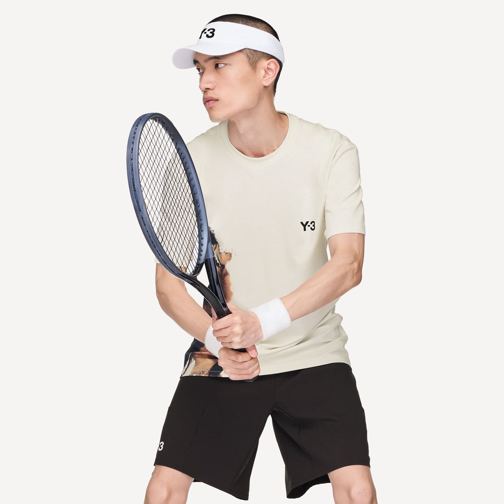 adidas Y-3 Pro US Open Men's Freelift Tennis Shirt - Grey (5)