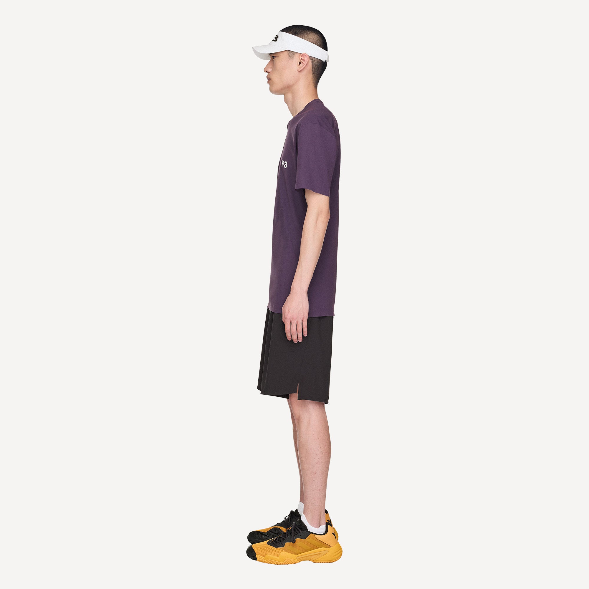 adidas Y-3 Pro US Open Men's Freelift Zip Tennis Shirt - Purple (3)