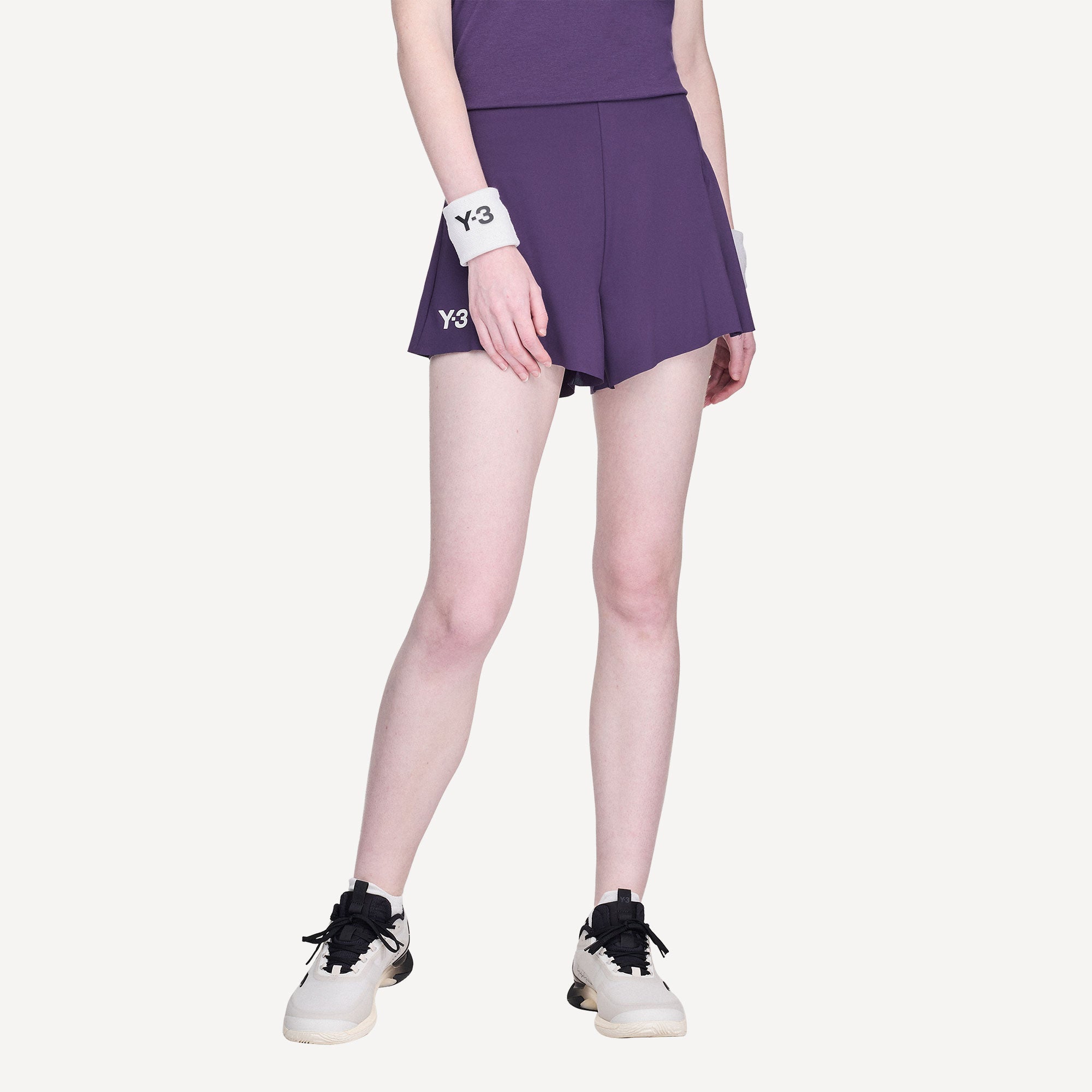 adidas Y-3 Pro US Open Women's Match Tennis Shorts - Purple (1)