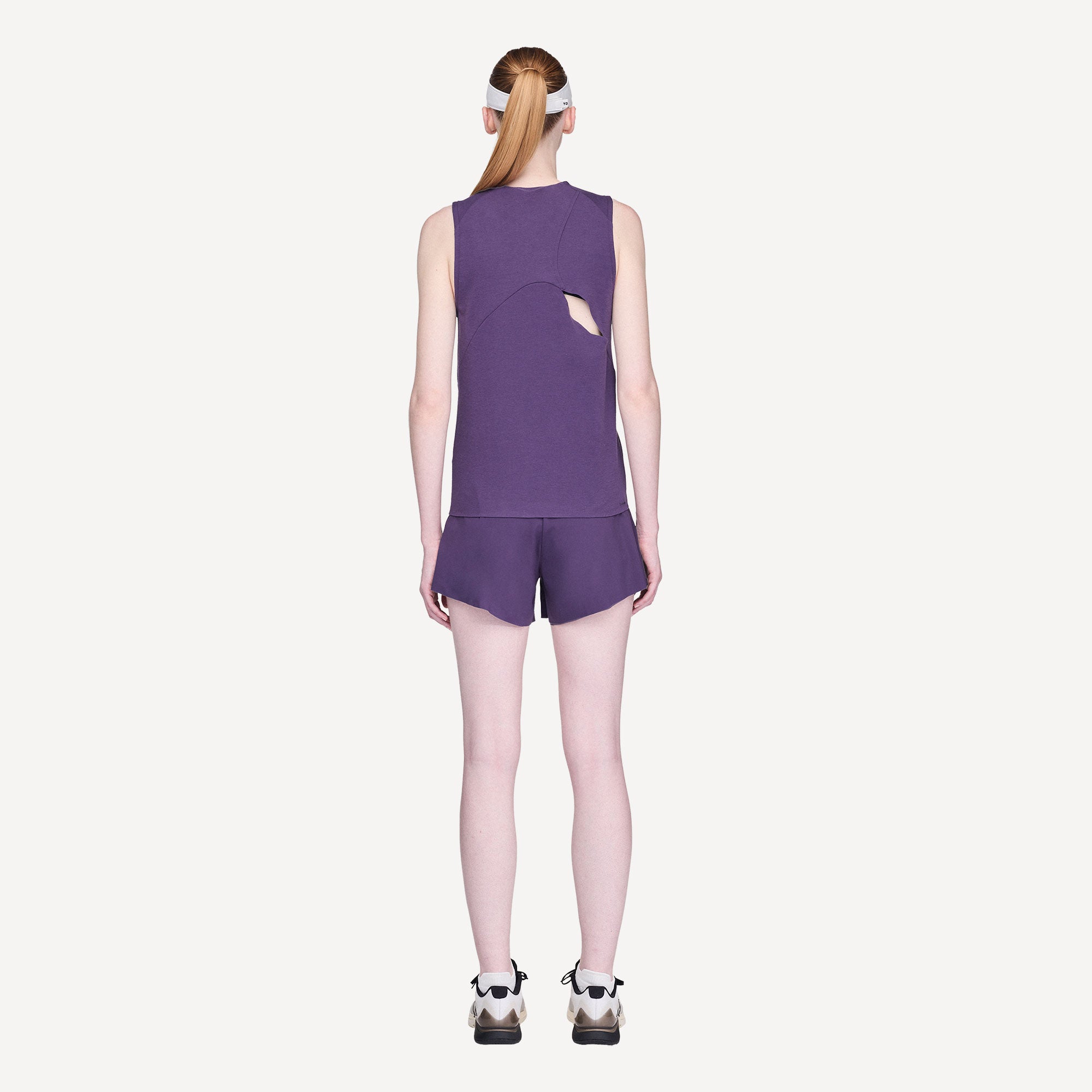 adidas Y-3 Pro US Open Women's Match Tennis Shorts - Purple (2)