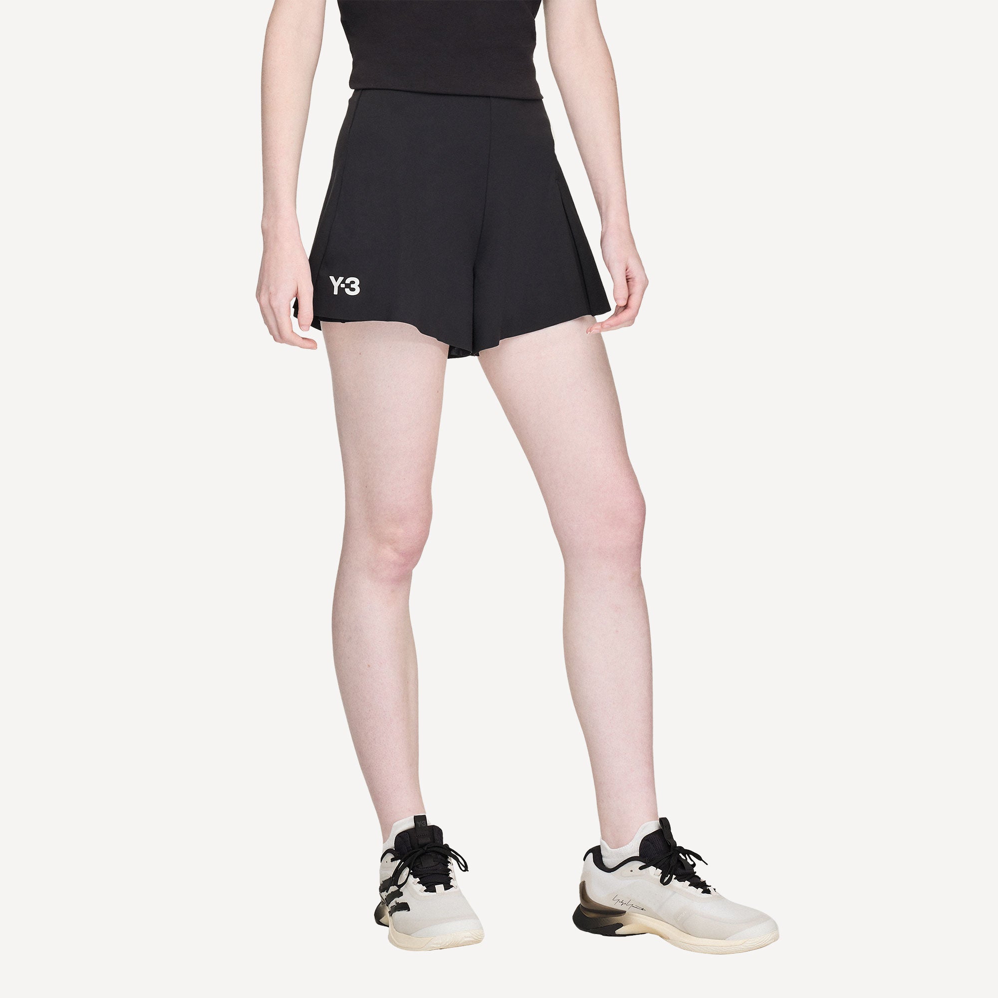 adidas Y-3 Pro US Open Women's Match Tennis Shorts - Black (1)