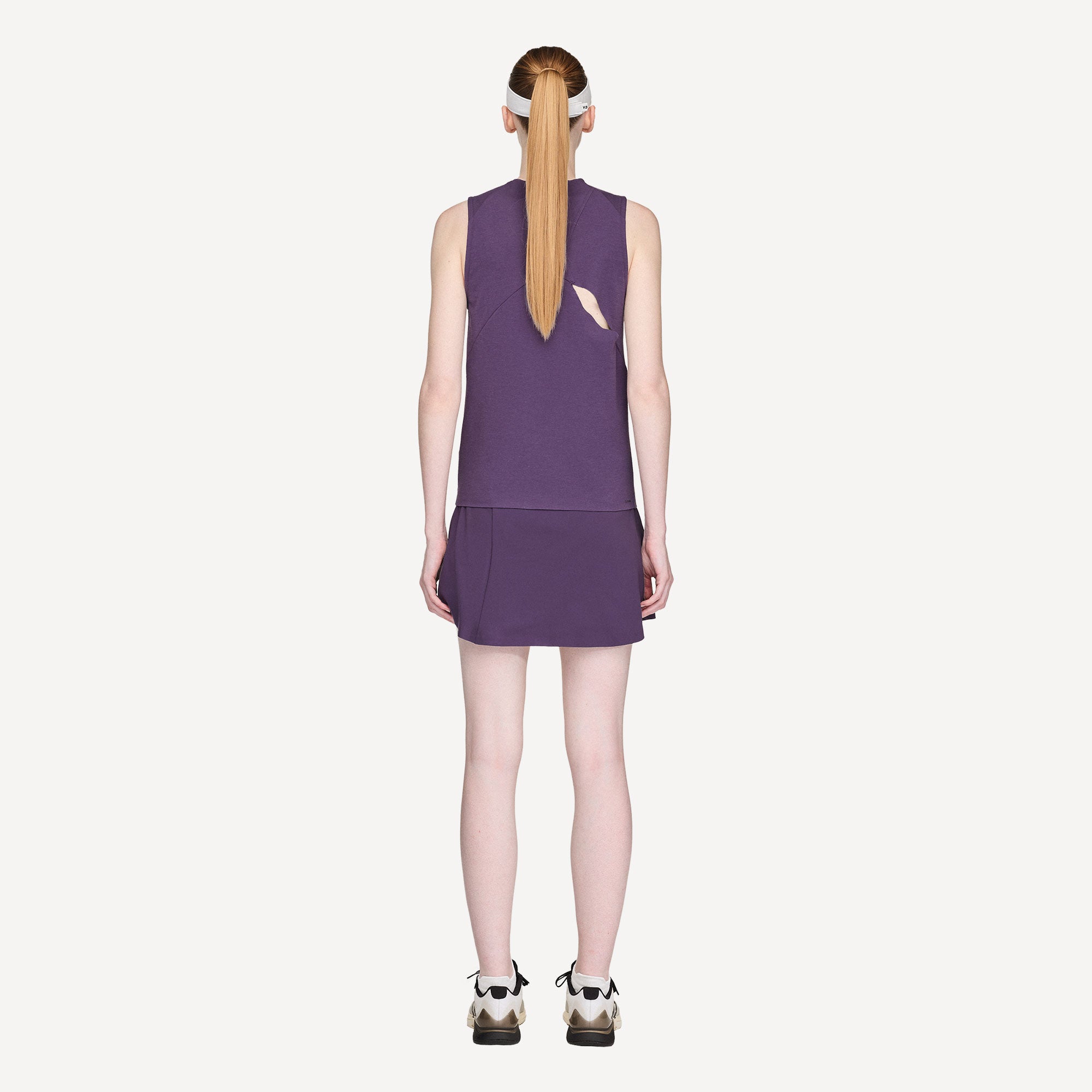 adidas Y-3 Pro US Open Women's Match Tennis Skirt - Purple (2)
