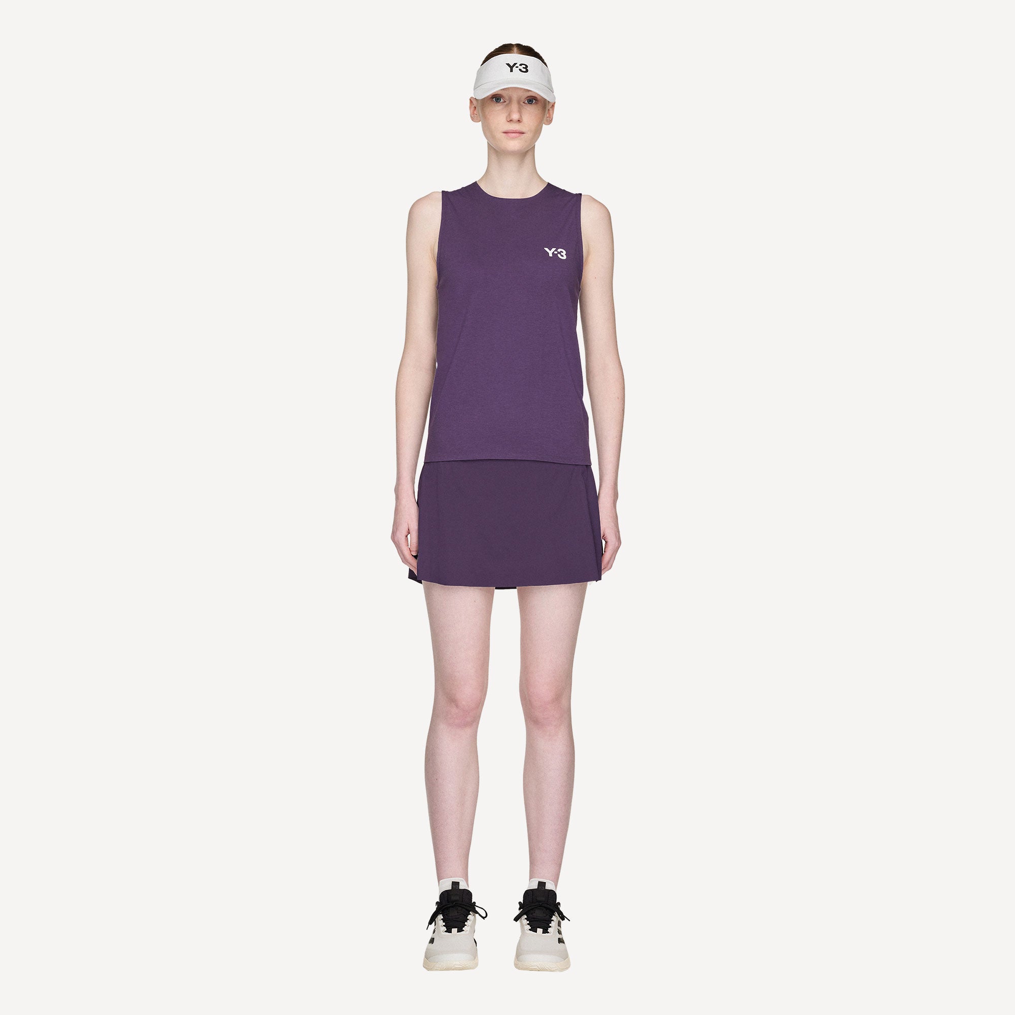 adidas Y-3 Pro US Open Women's Match Tennis Skirt - Purple (4)