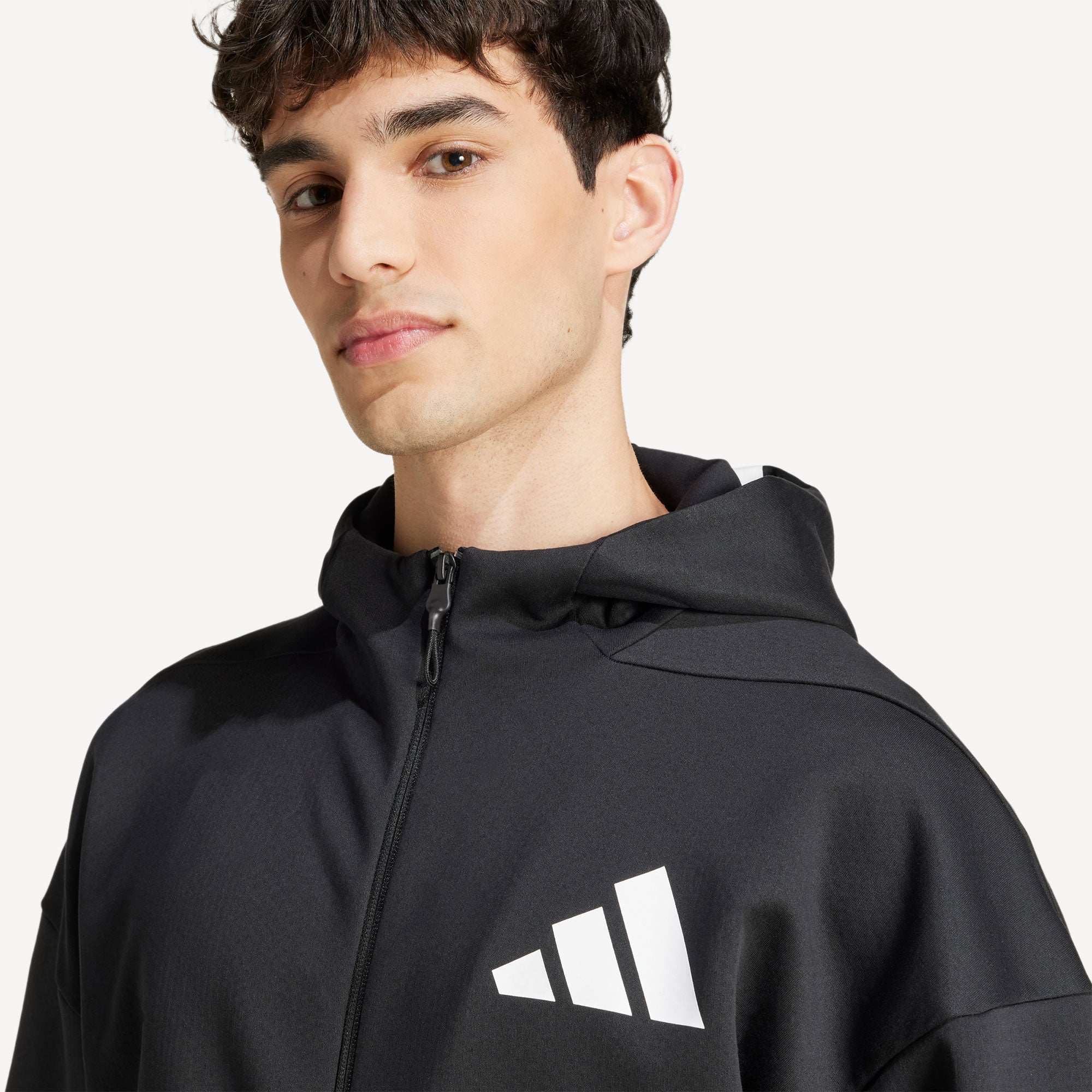 adidas ZNE Men's Full-Zip Hoody - Black (6)