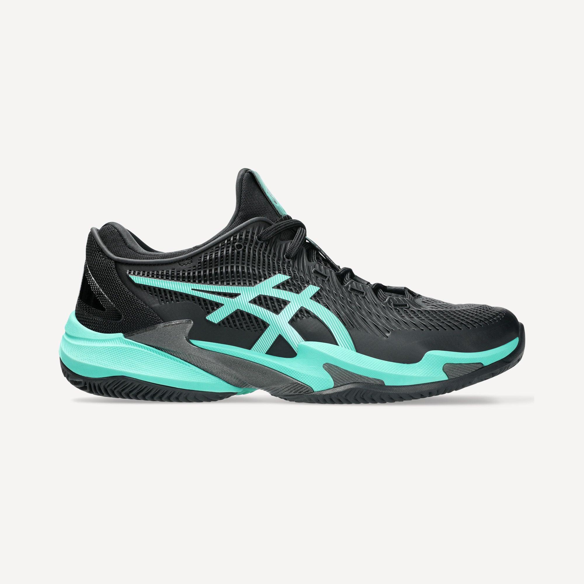ASICS Court FF 3 Clay Men's Clay Court Tennis Shoes - Black (1)