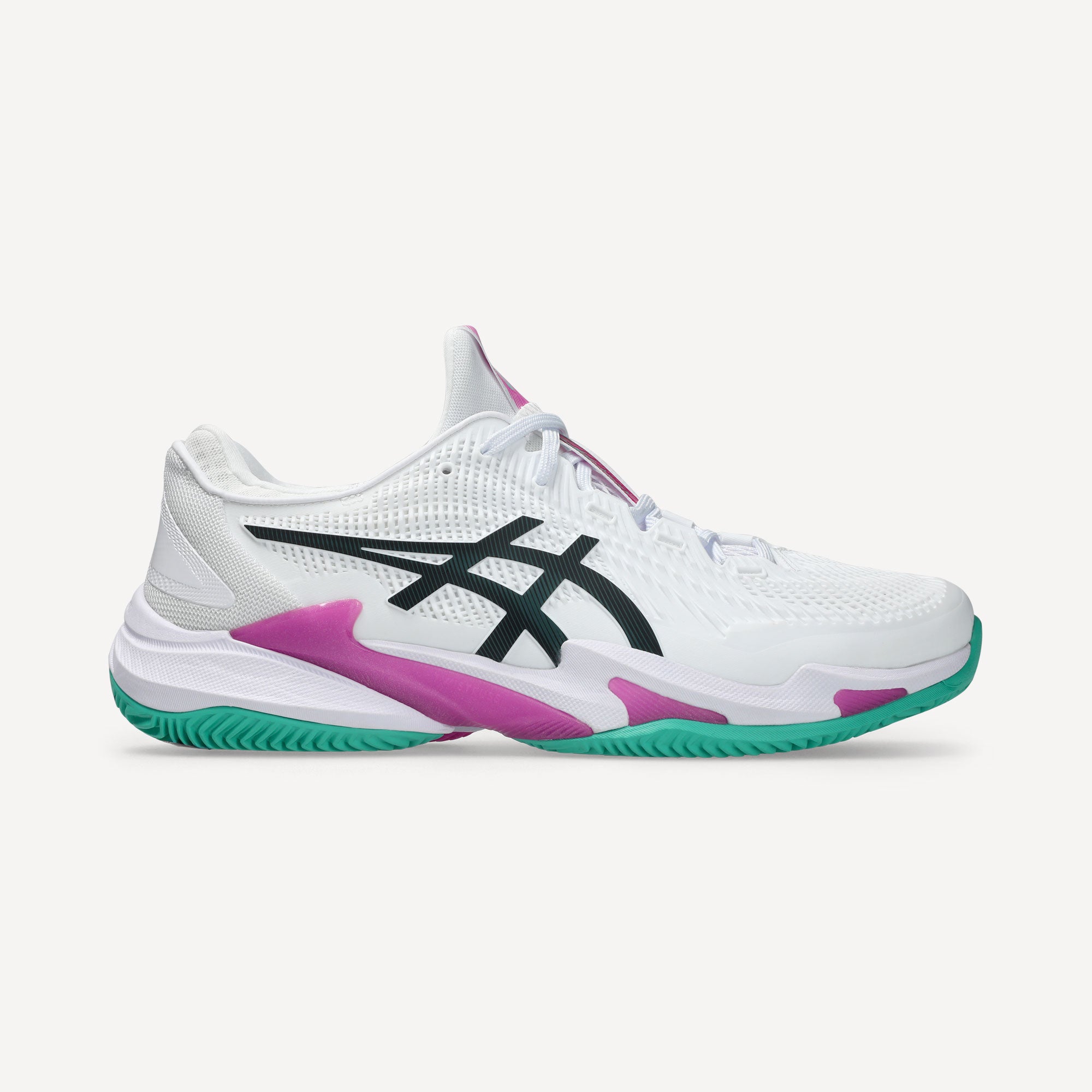 ASICS Court FF 3 Men's Clay Court Tennis Shoes - White (1)