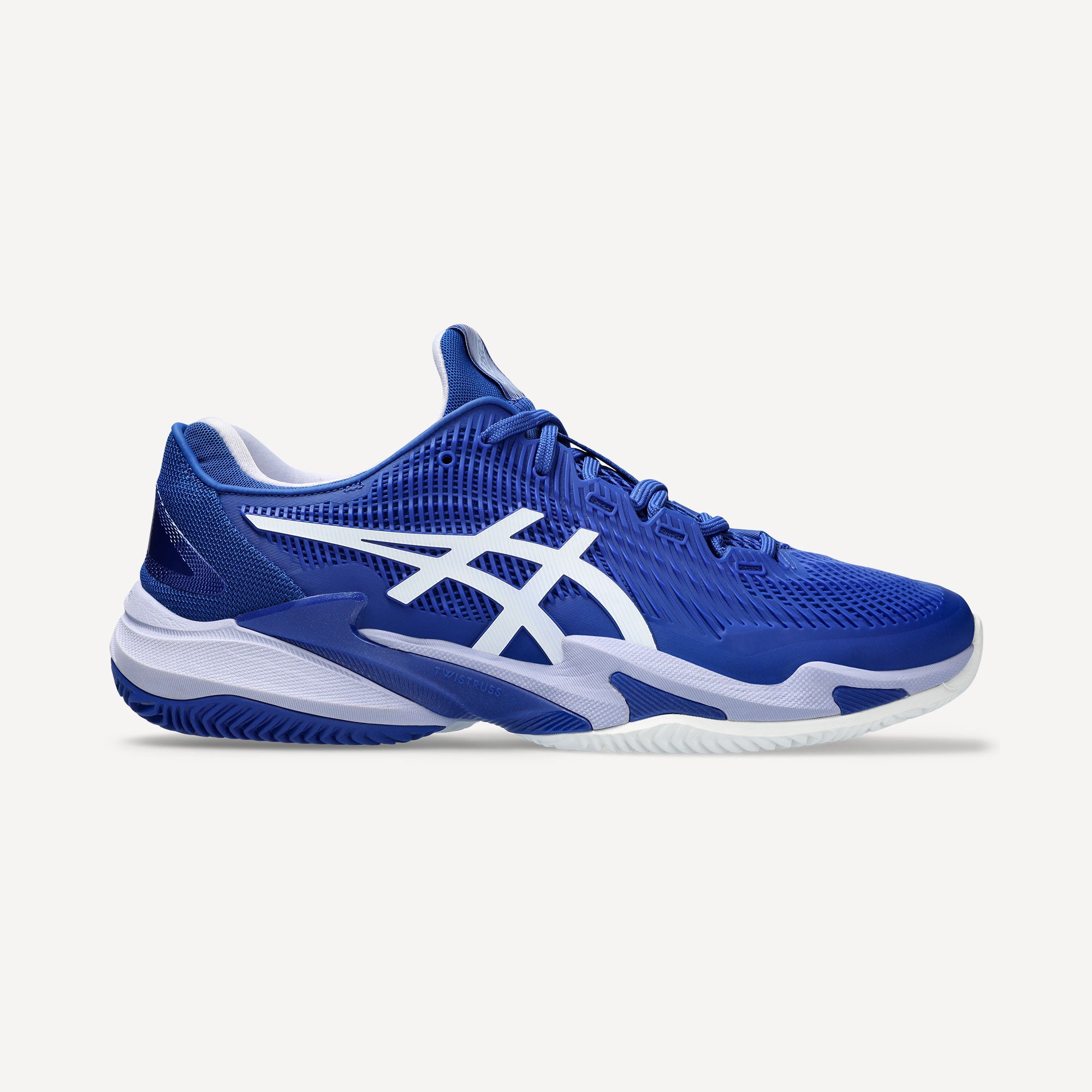 ASICS Court FF 3 Novak Men's Clay Court Tennis Shoes - Blue (1)