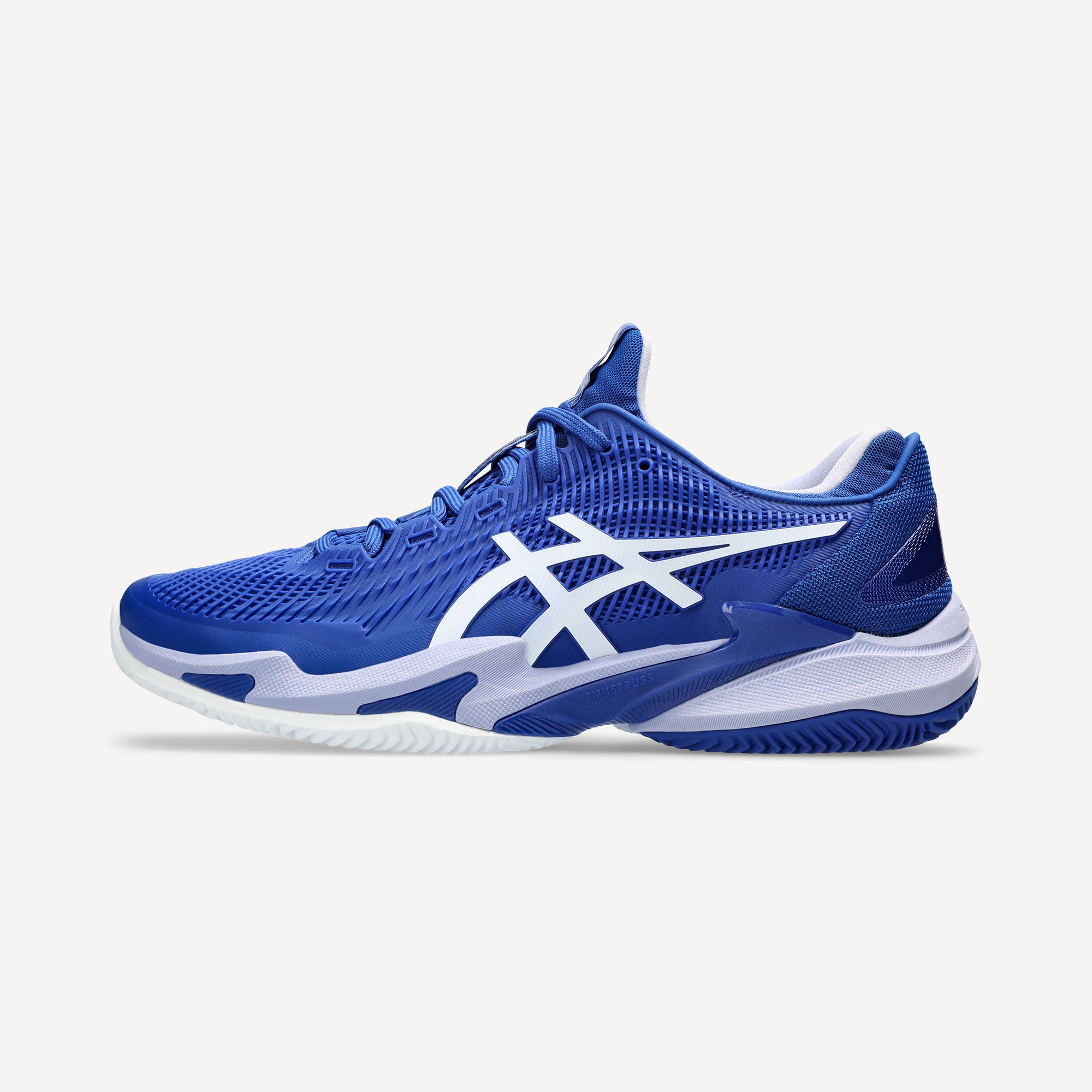ASICS Court FF 3 Novak Men's Clay Court Tennis Shoes - Blue (8)