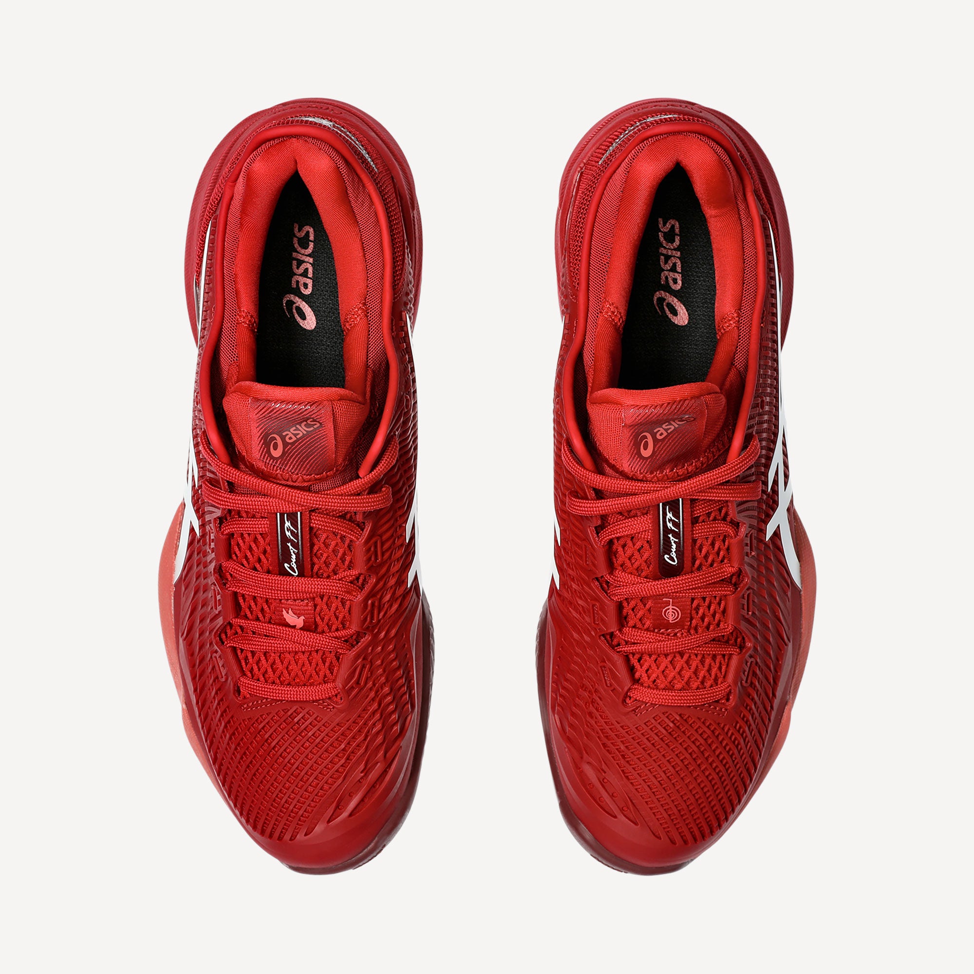 ASICS Court FF 3 Novak Men's Clay Court Tennis Shoes - Red (7)