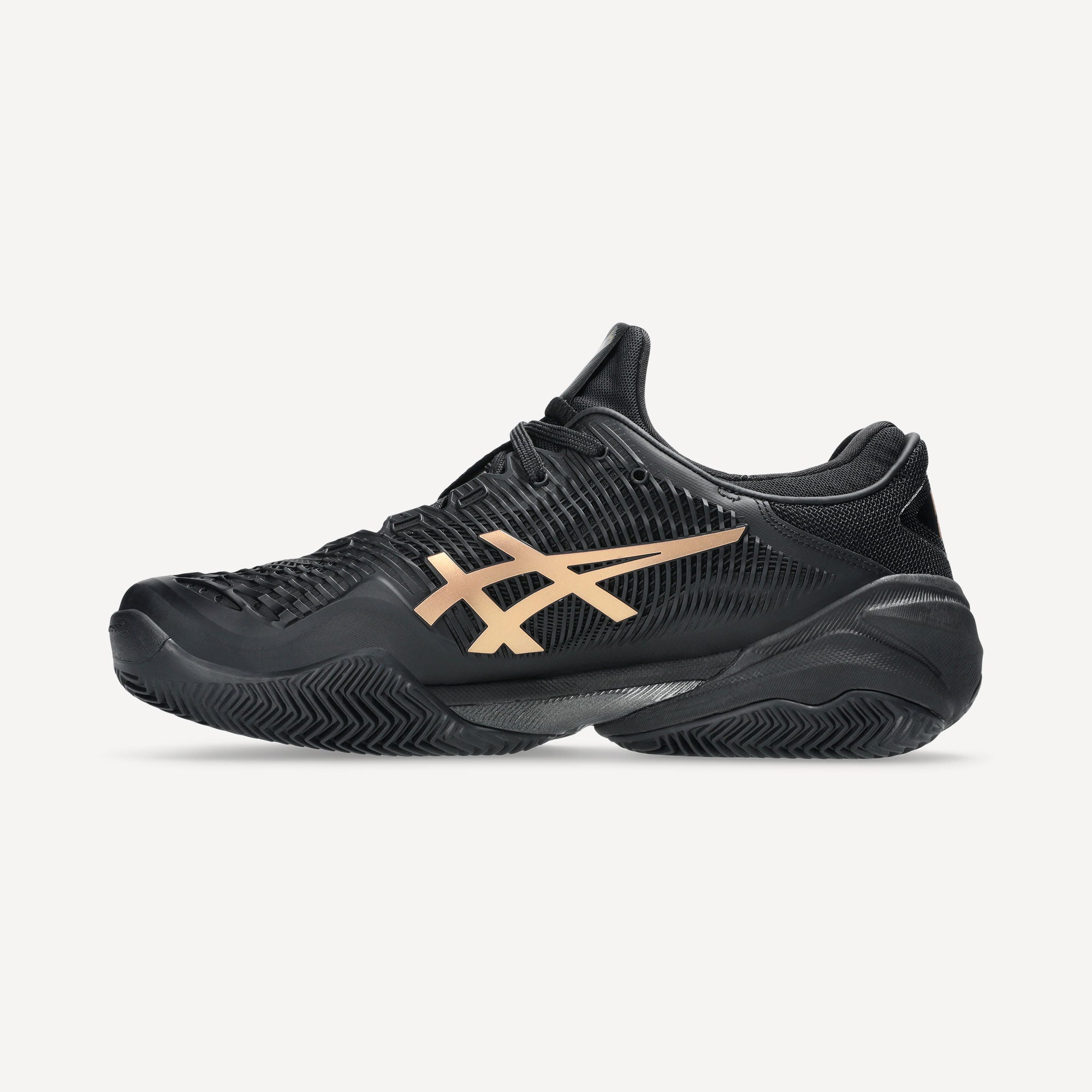 ASICS Court FF 3 Novak Night Energy Men's Clay Court Tennis Shoes - Black (3)