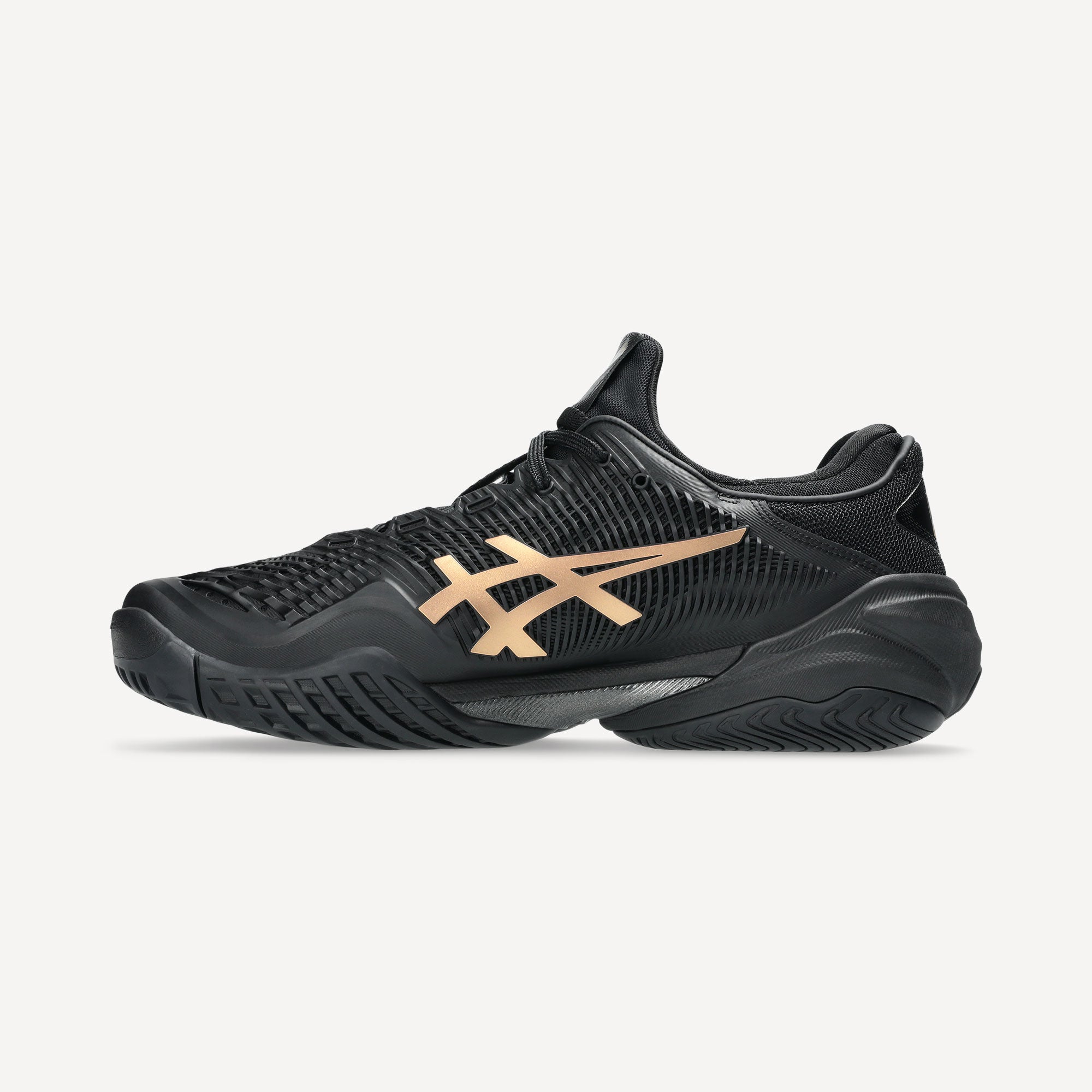 ASICS Court FF 3 Novak Night Energy Men's Hard Court Tennis Shoes - Black (3)
