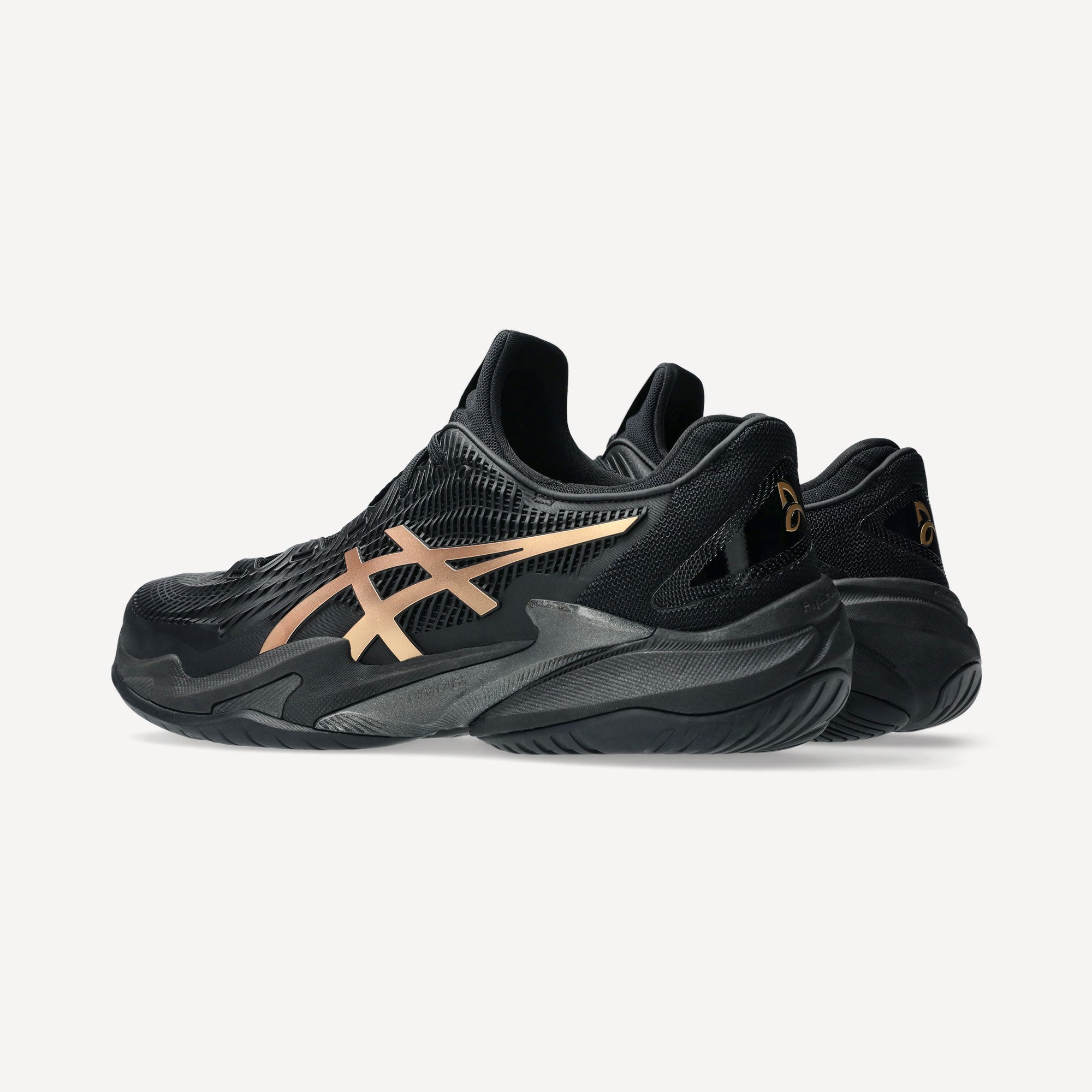 ASICS Court FF 3 Novak Night Energy Men's Hard Court Tennis Shoes - Black (5)