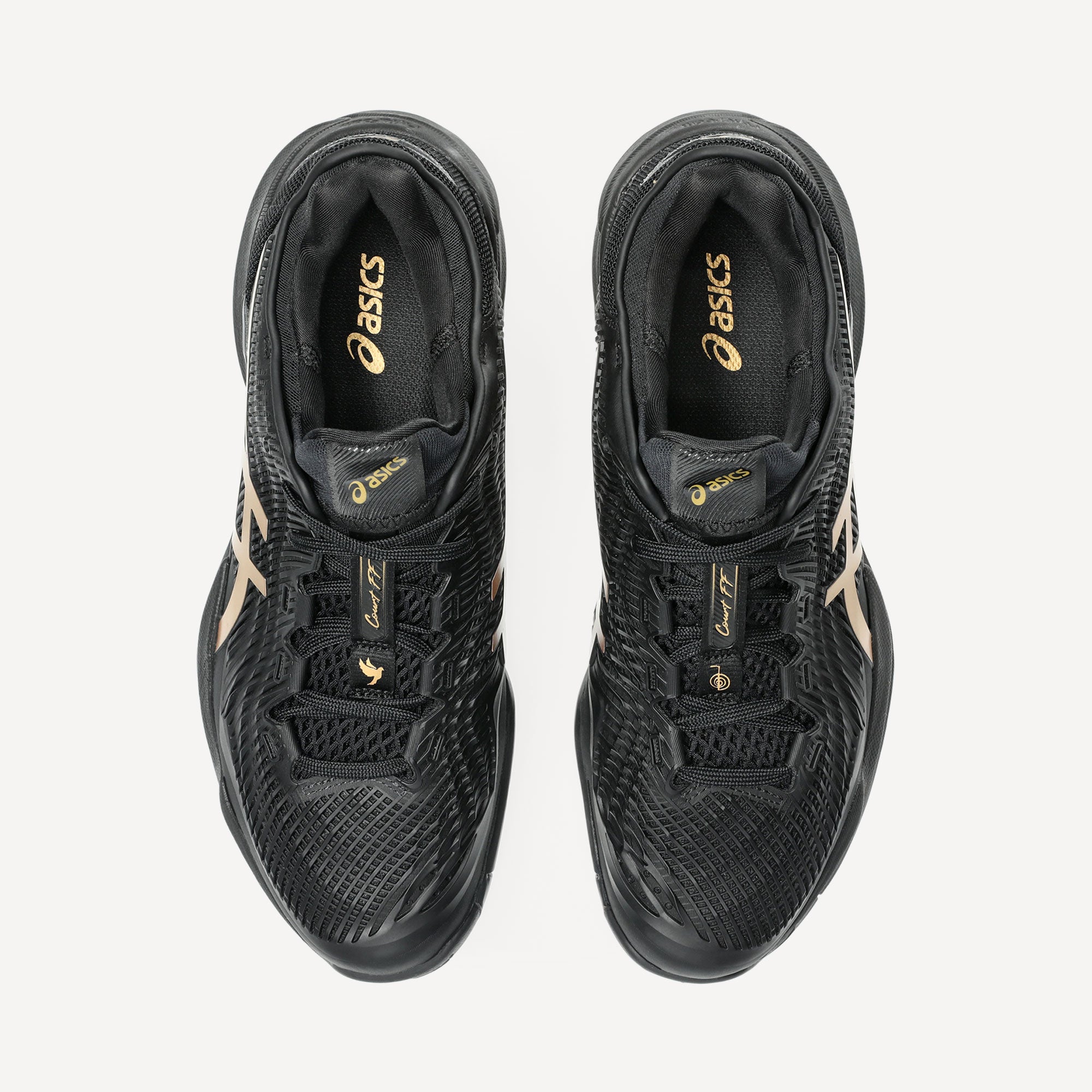 ASICS Court FF 3 Novak Night Energy Men's Hard Court Tennis Shoes - Black (7)