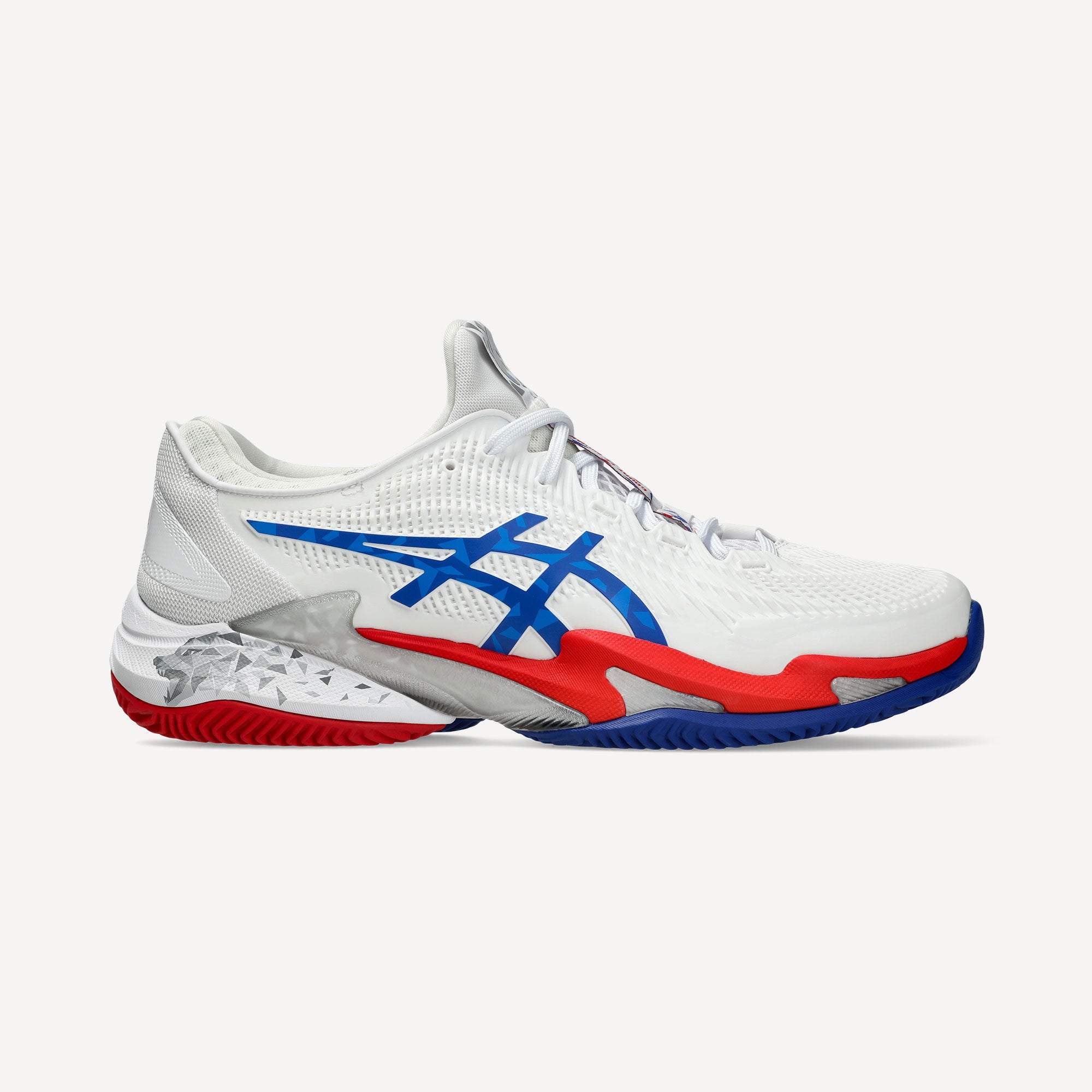 ASICS Court FF 3 Novak Men's Clay Court Tennis Shoes - White (1)