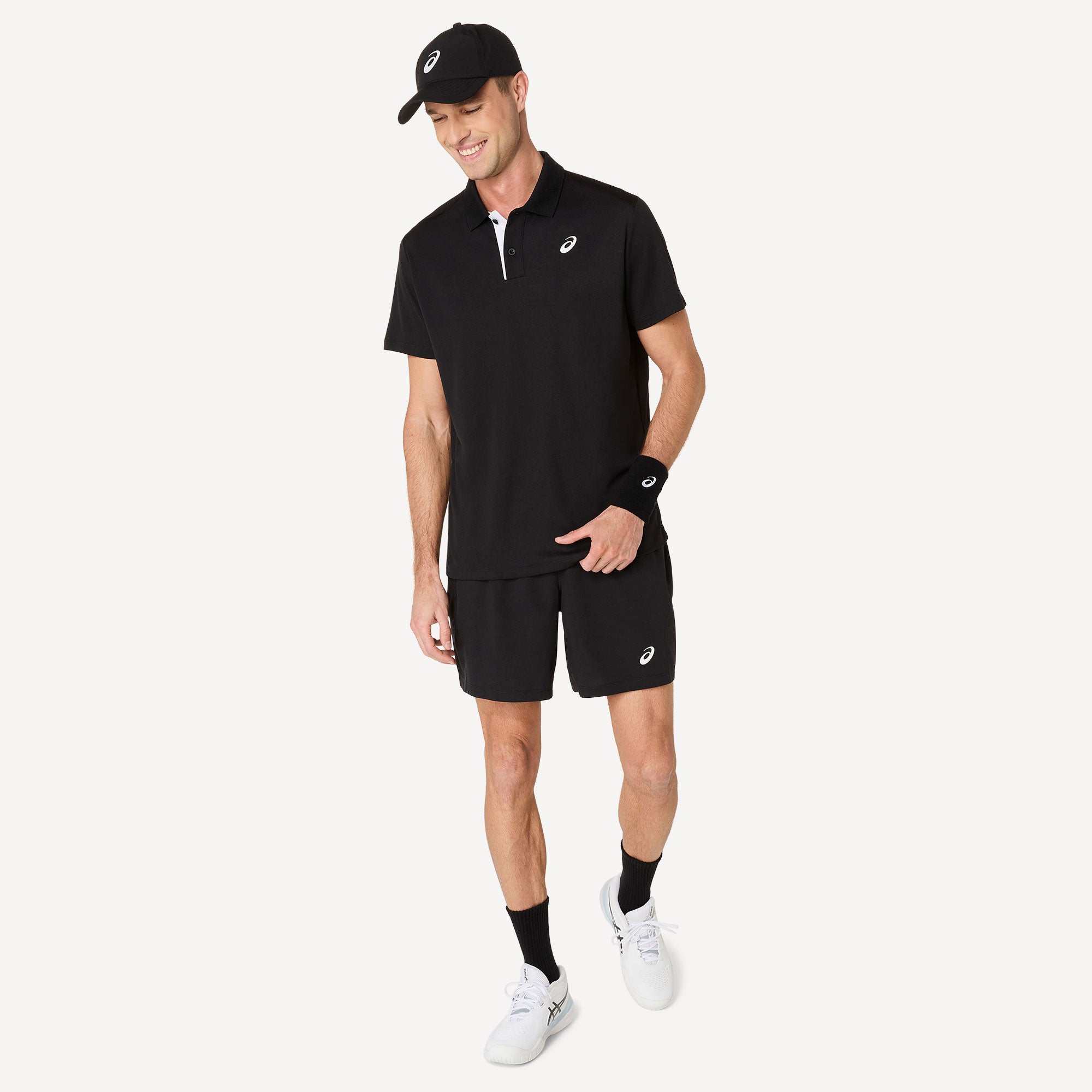 ASICS Court Men's Tennis Polo - Black (5)