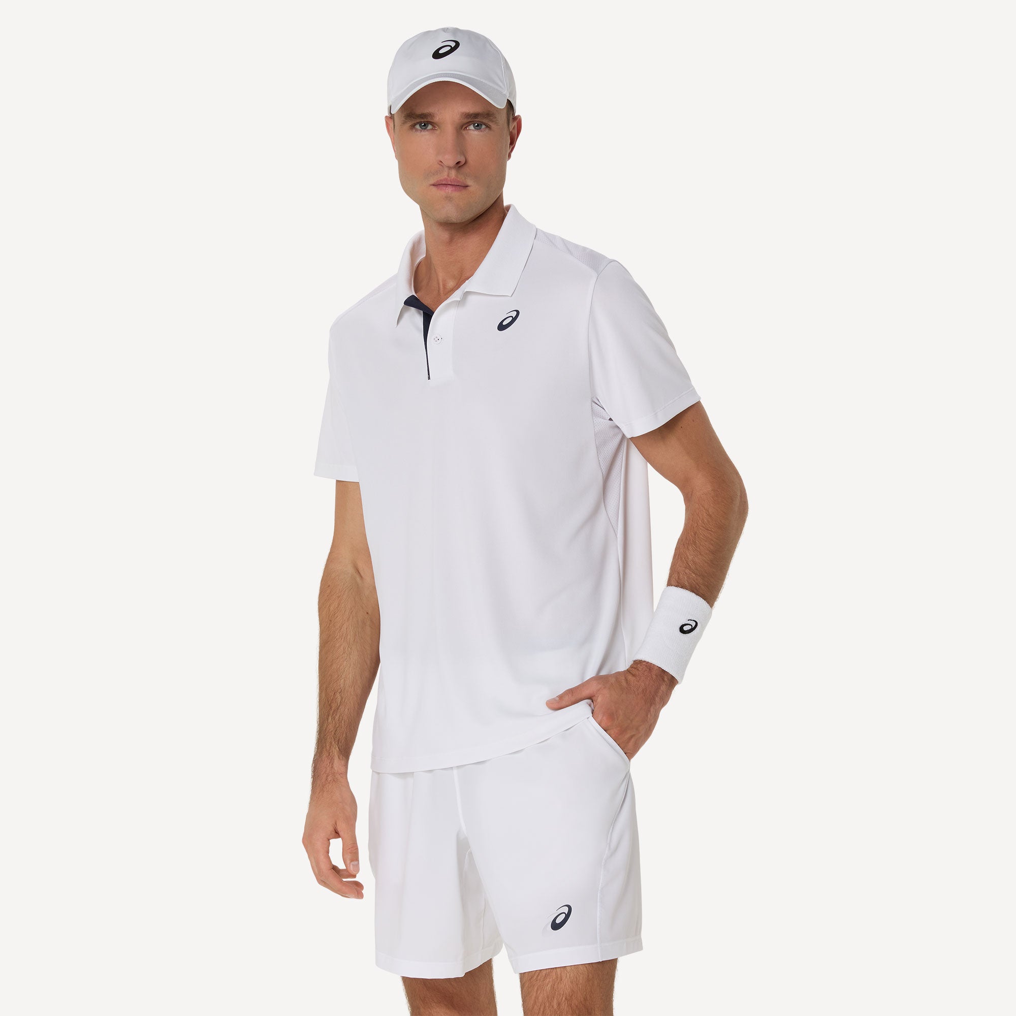 ASICS Court Men's Tennis Polo - White (3)