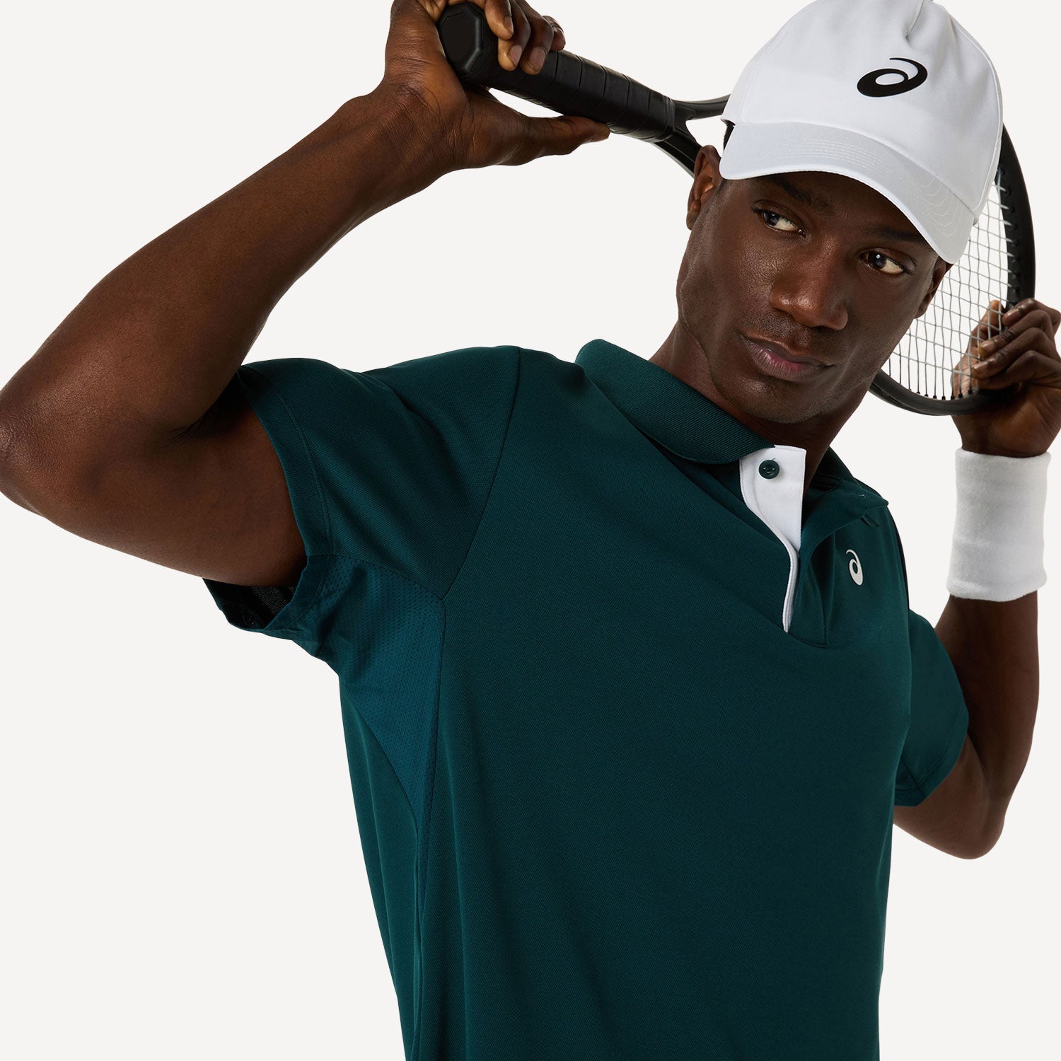 ASICS Court Men's Tennis Polo - Green (6)