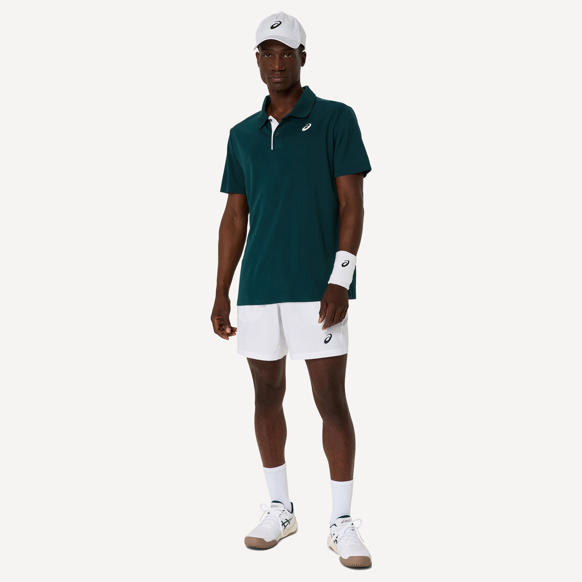 ASICS Court Men's Tennis Polo - Green (7)