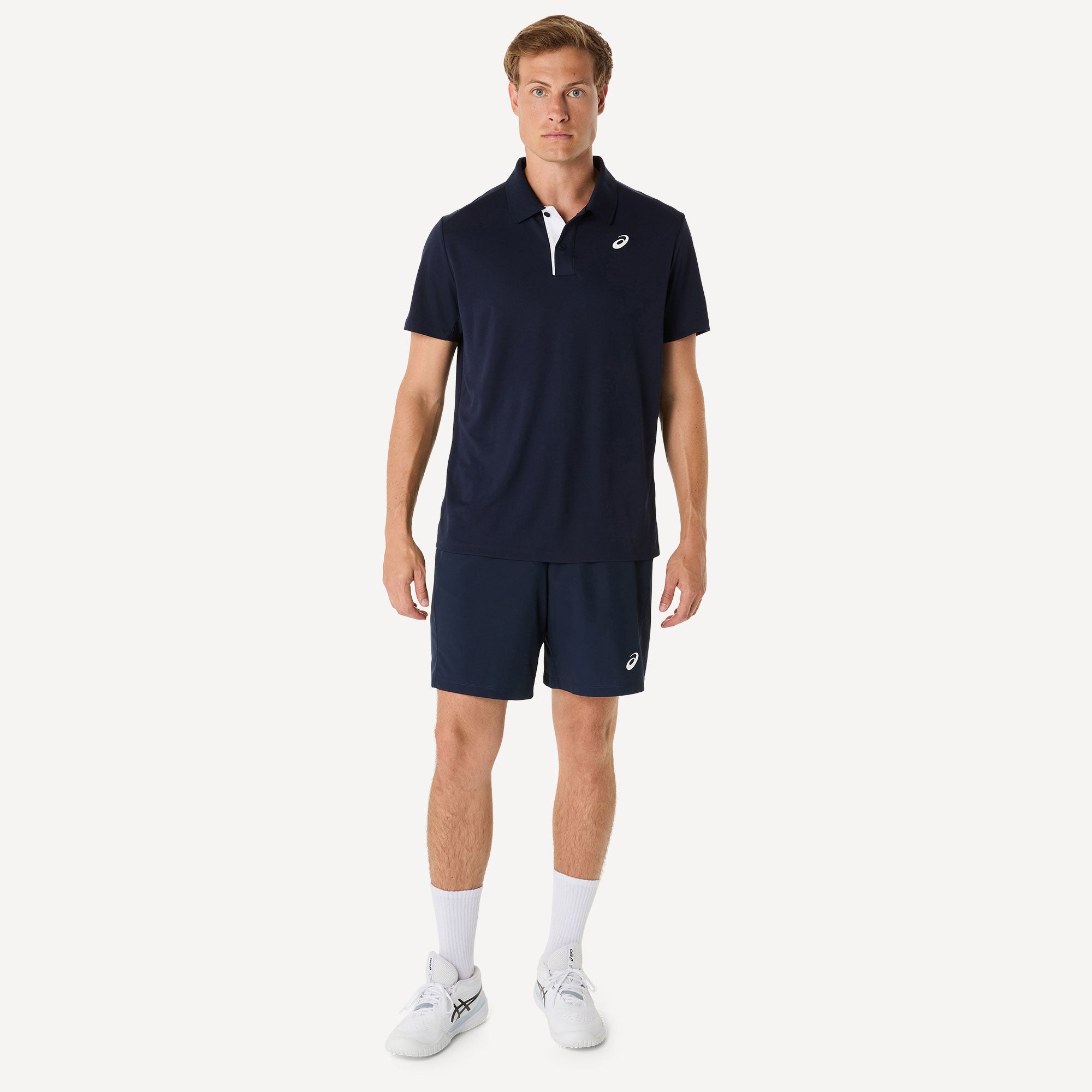ASICS Court Men's Tennis Polo - Dark Blue (6)