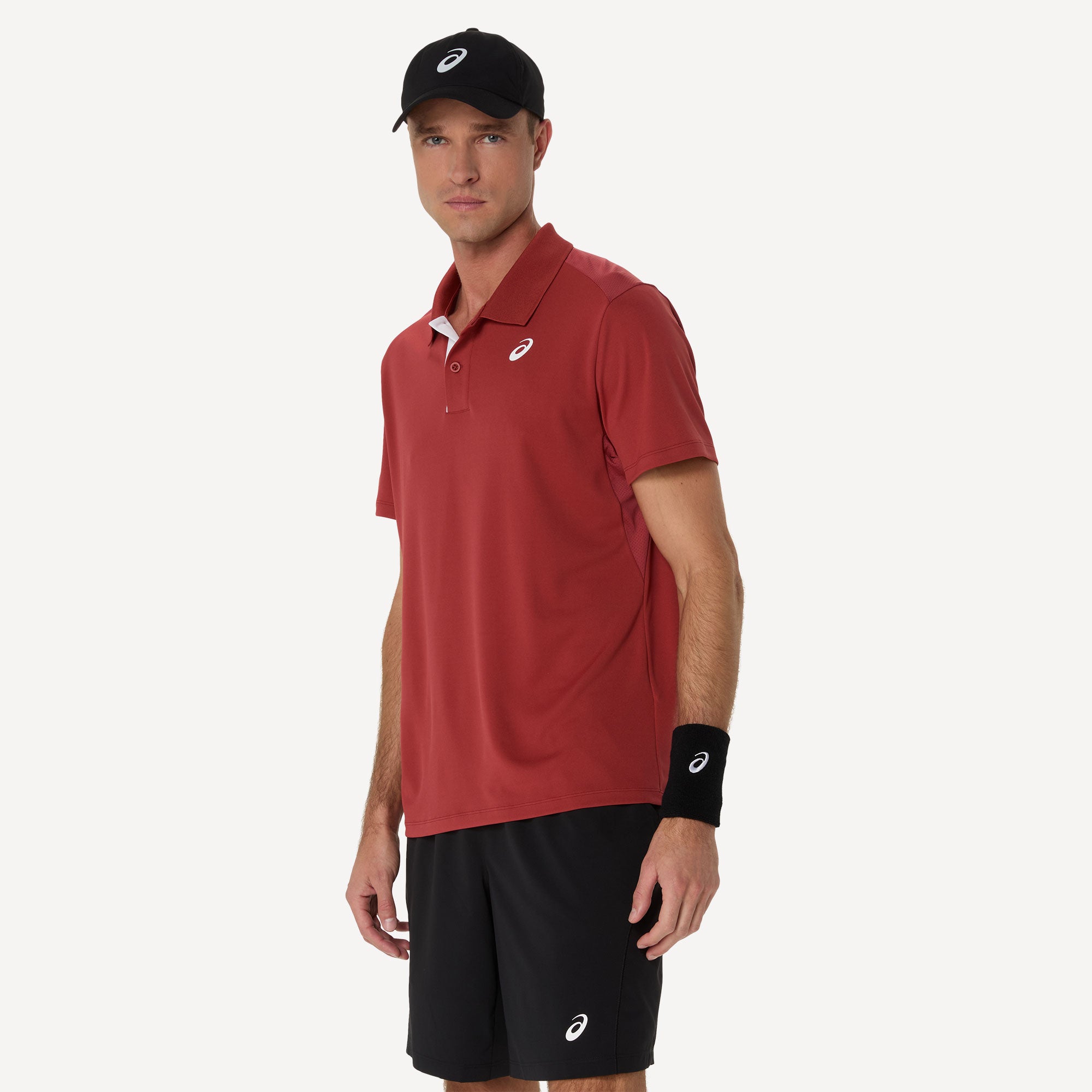 ASICS Court Men's Tennis Polo - Red (3)