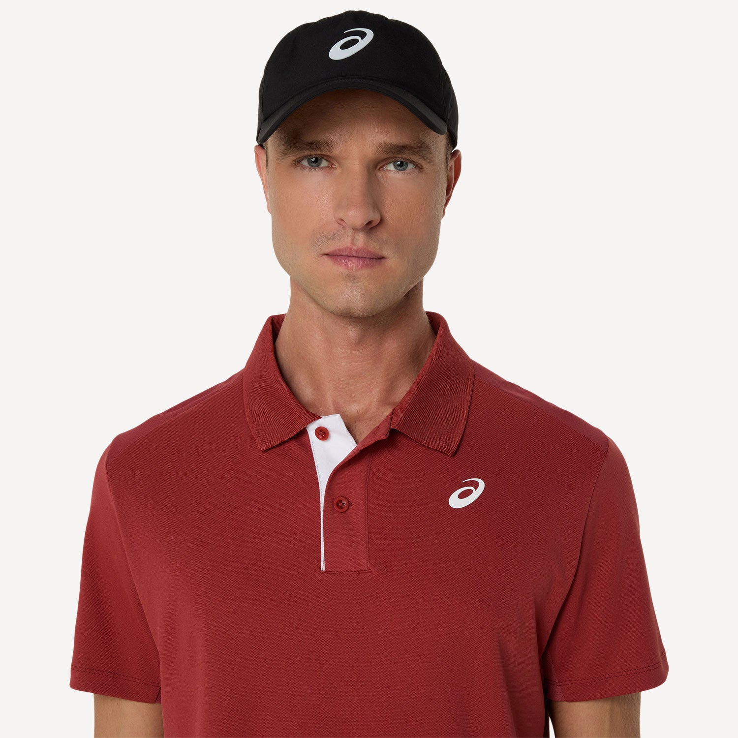 ASICS Court Men's Tennis Polo - Red (4)