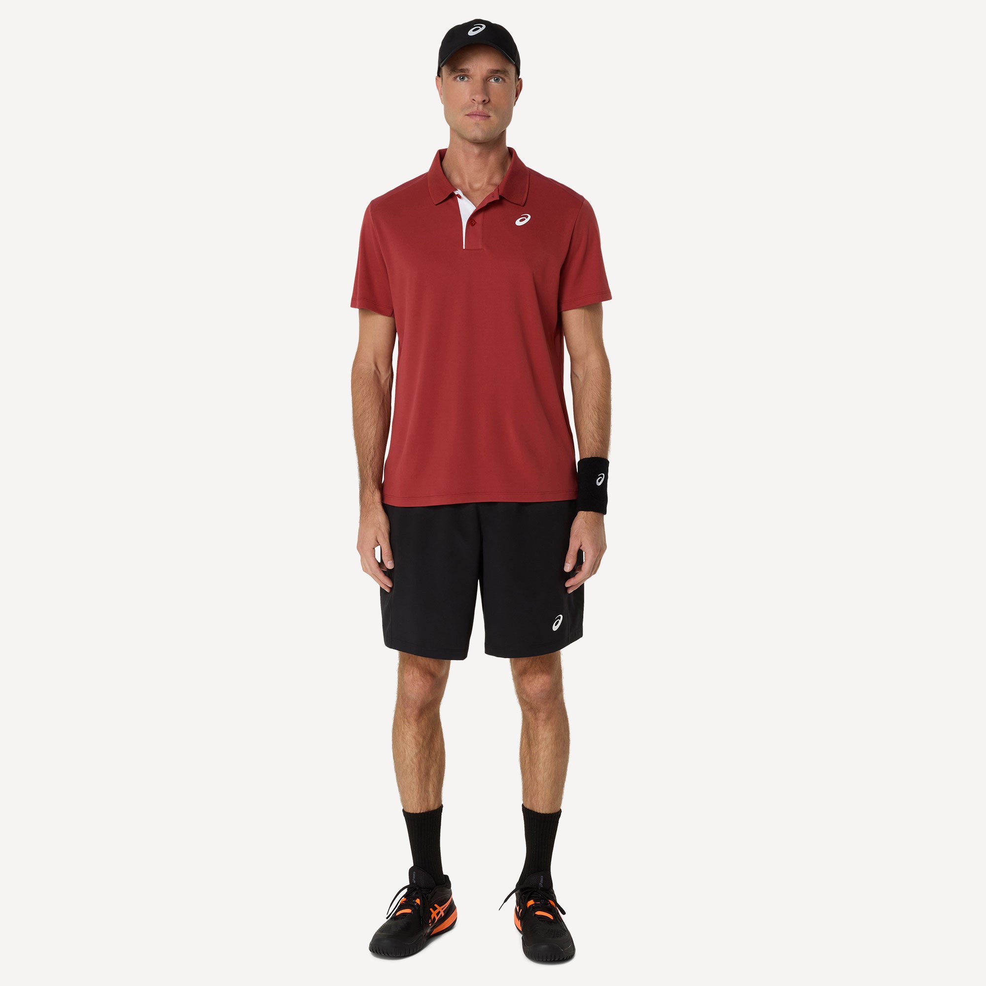 ASICS Court Men's Tennis Polo - Red (5)
