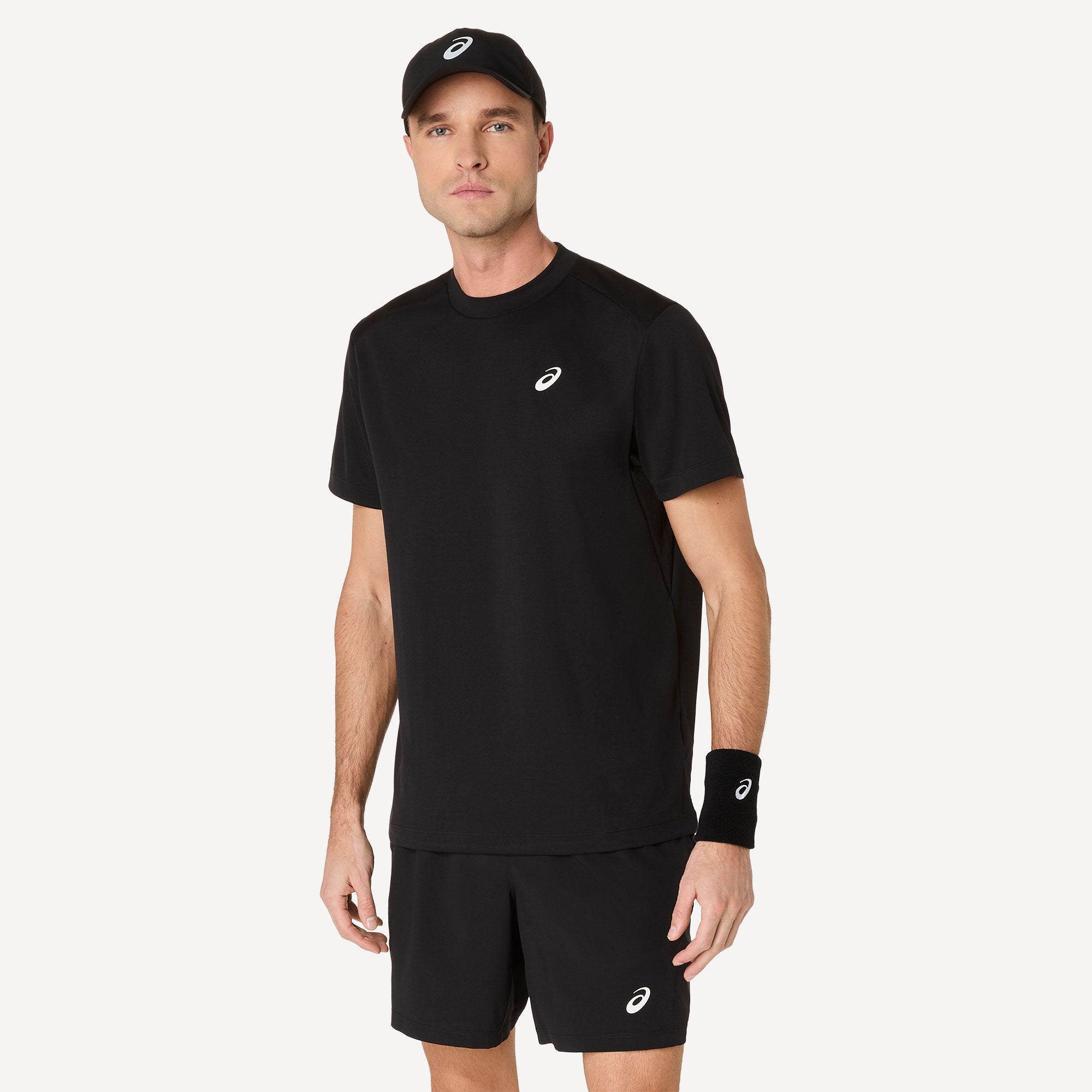 ASICS Court Men's Tennis Shirt - Black (1)
