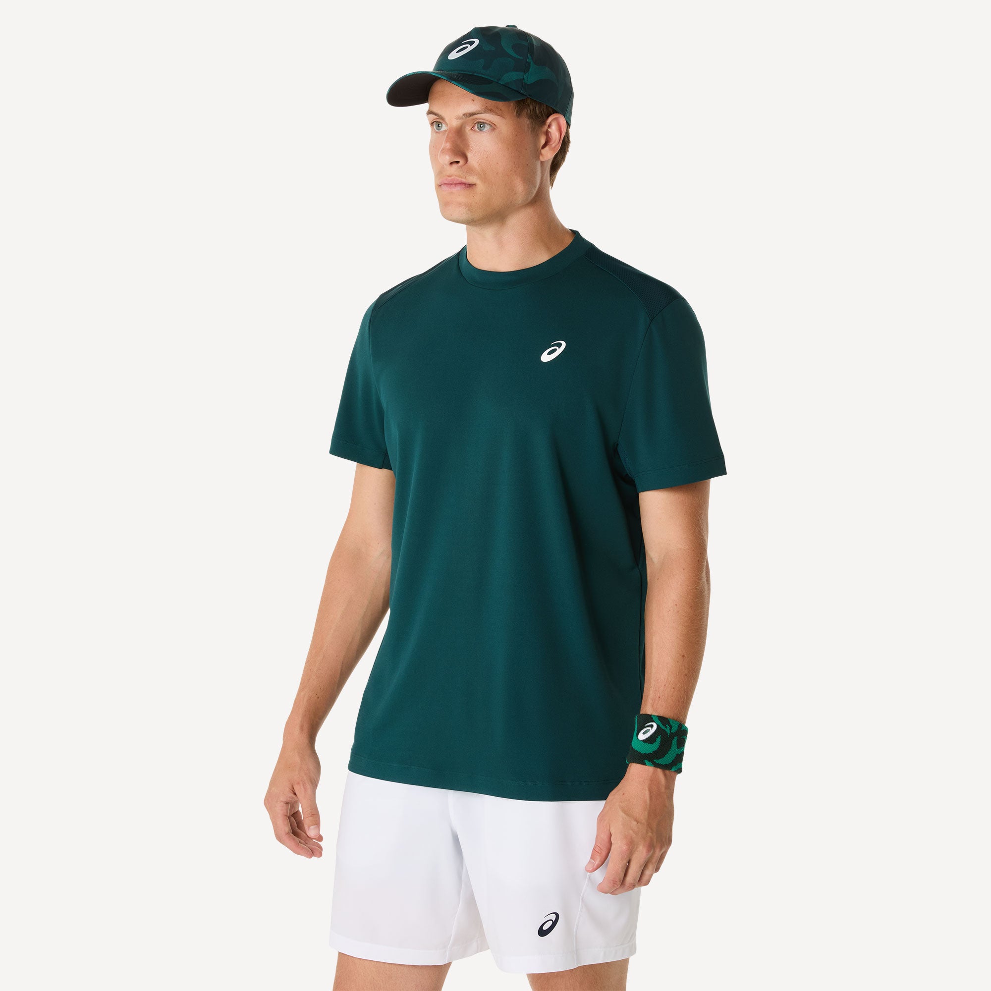 ASICS Court Men's Tennis Shirt - Green (3)