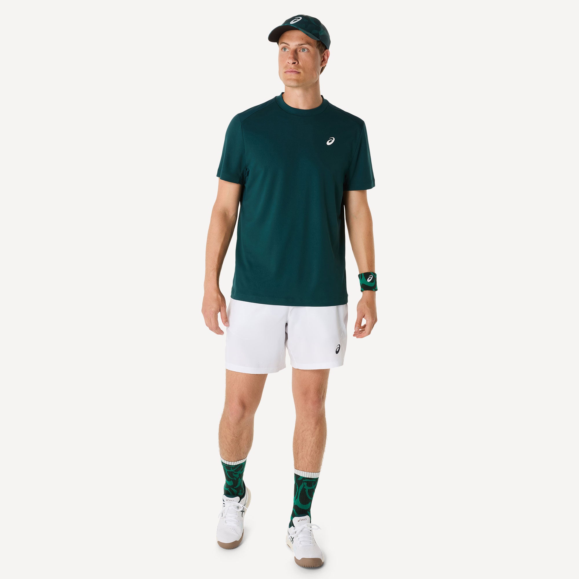 ASICS Court Men's Tennis Shirt - Green (6)