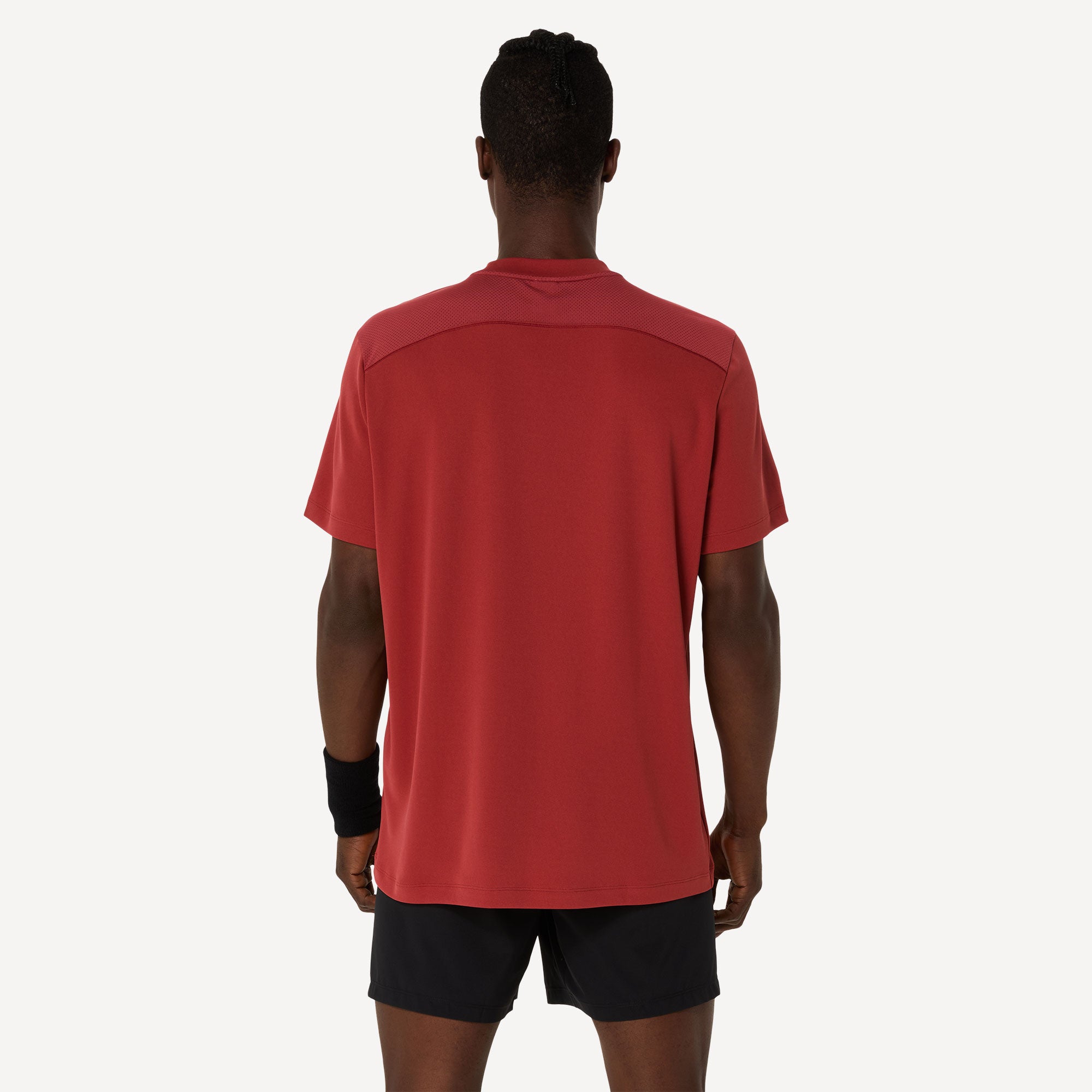 ASICS Court Men's Tennis Shirt - Red (2)