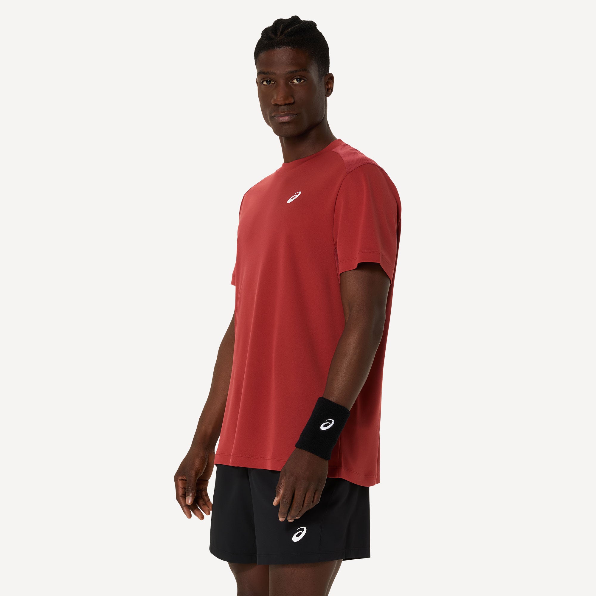ASICS Court Men's Tennis Shirt - Red (3)