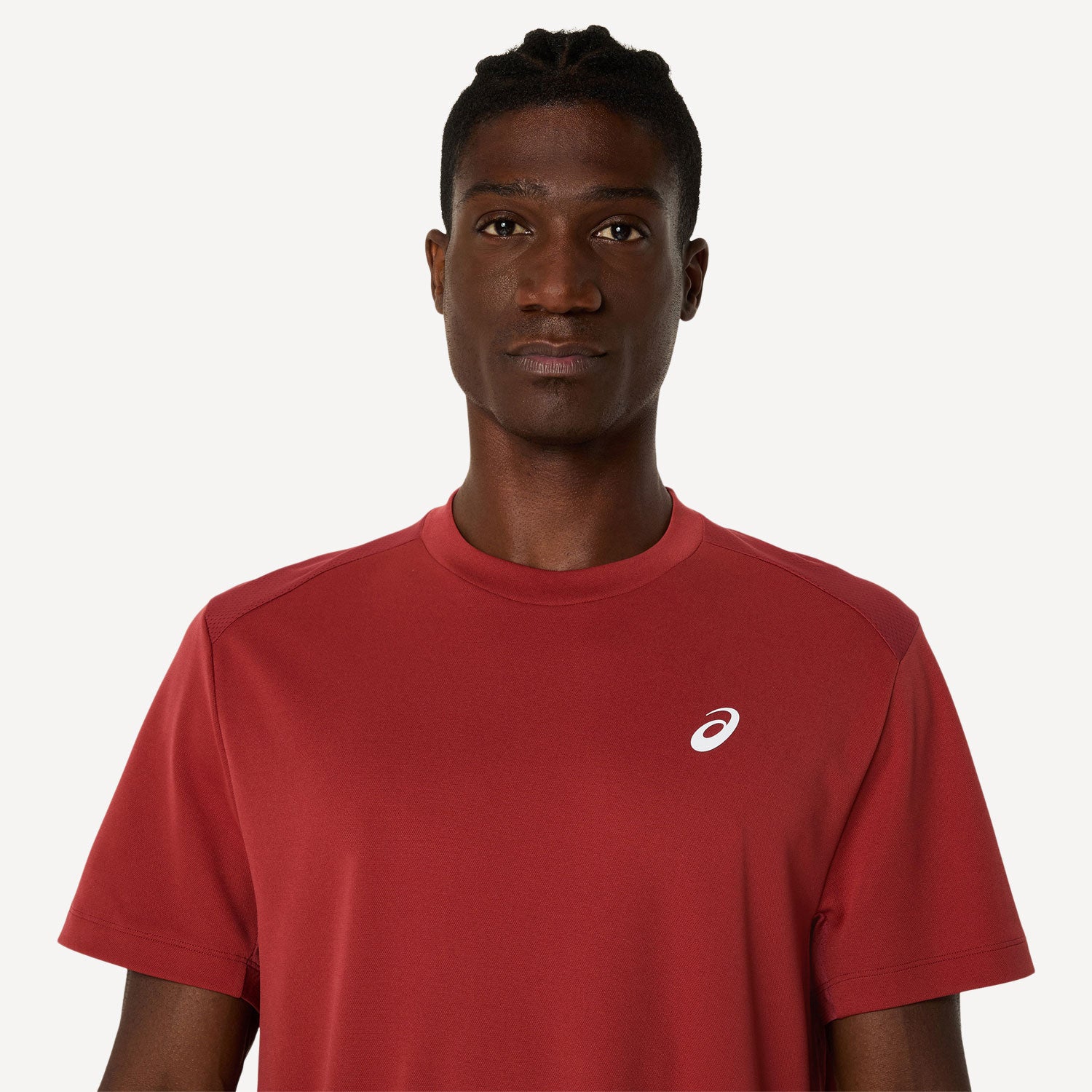 ASICS Court Men's Tennis Shirt - Red (4)