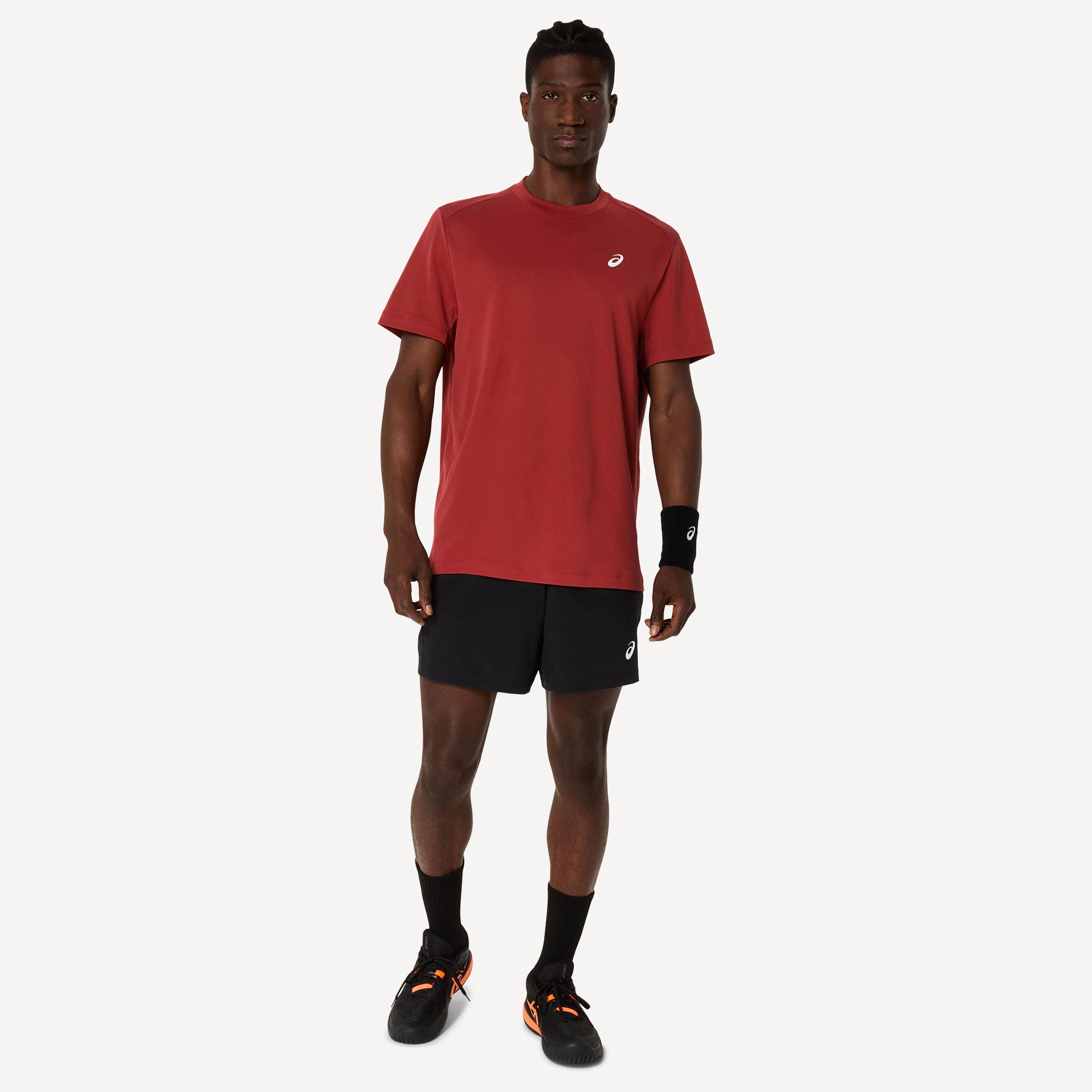 ASICS Court Men's Tennis Shirt - Red (7)