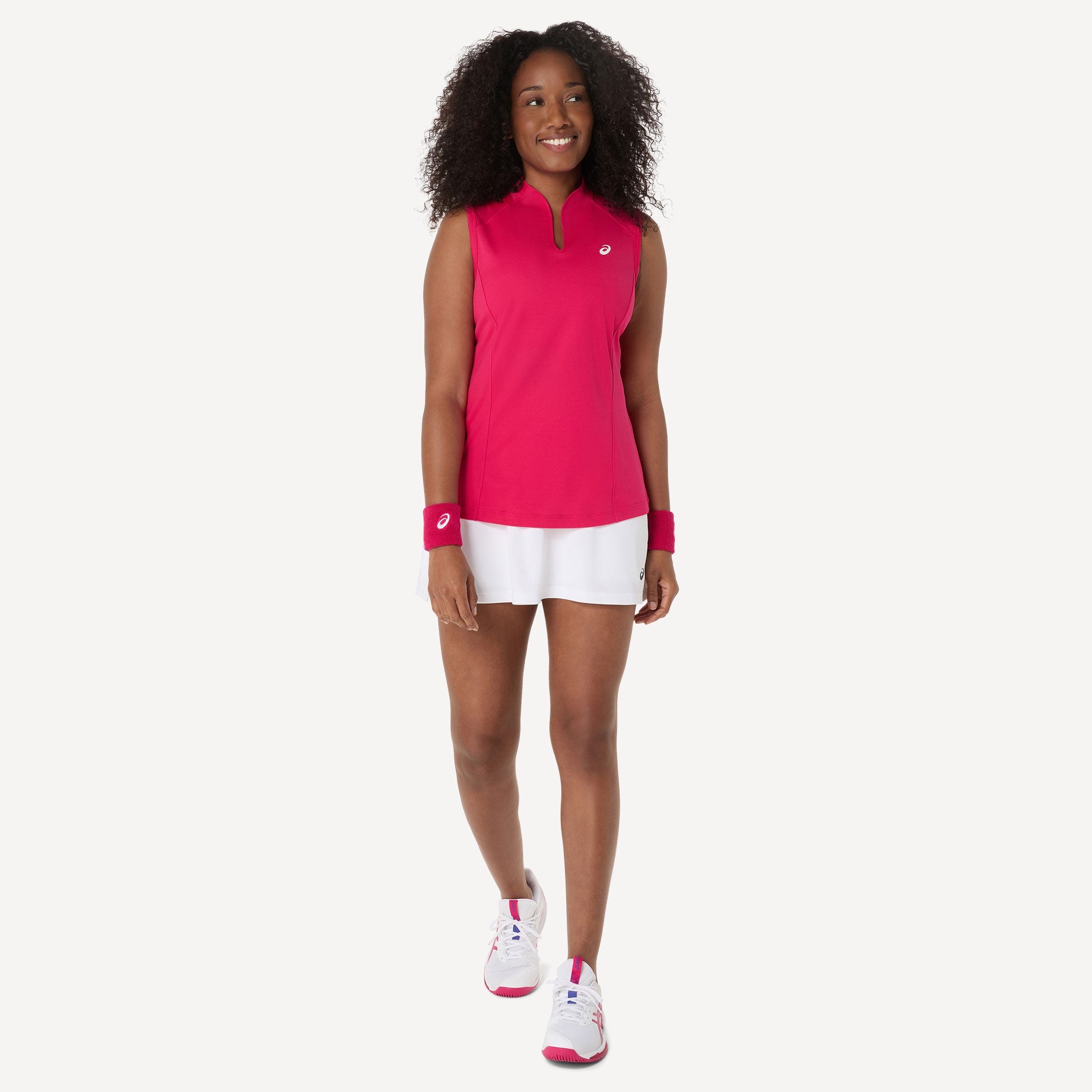 ASICS Court Women's Tennis Tank - Pink (5)