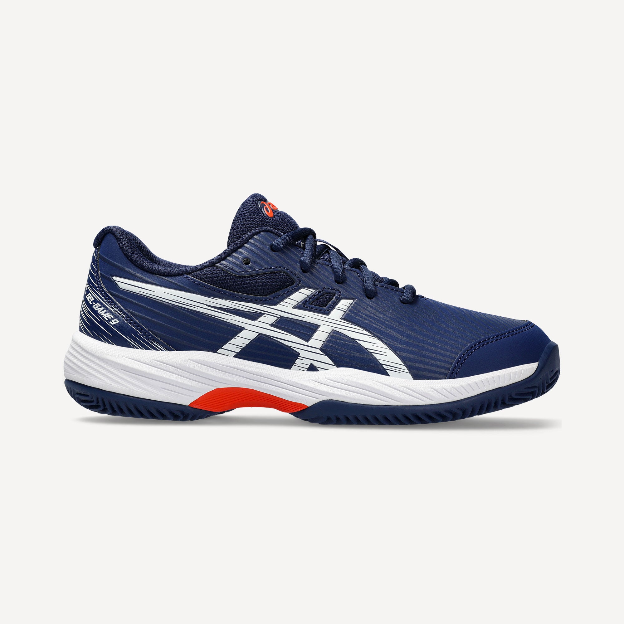 ASICS Gel-Game 9 Kids' Clay Court Tennis Shoes - Dark Blue (1)