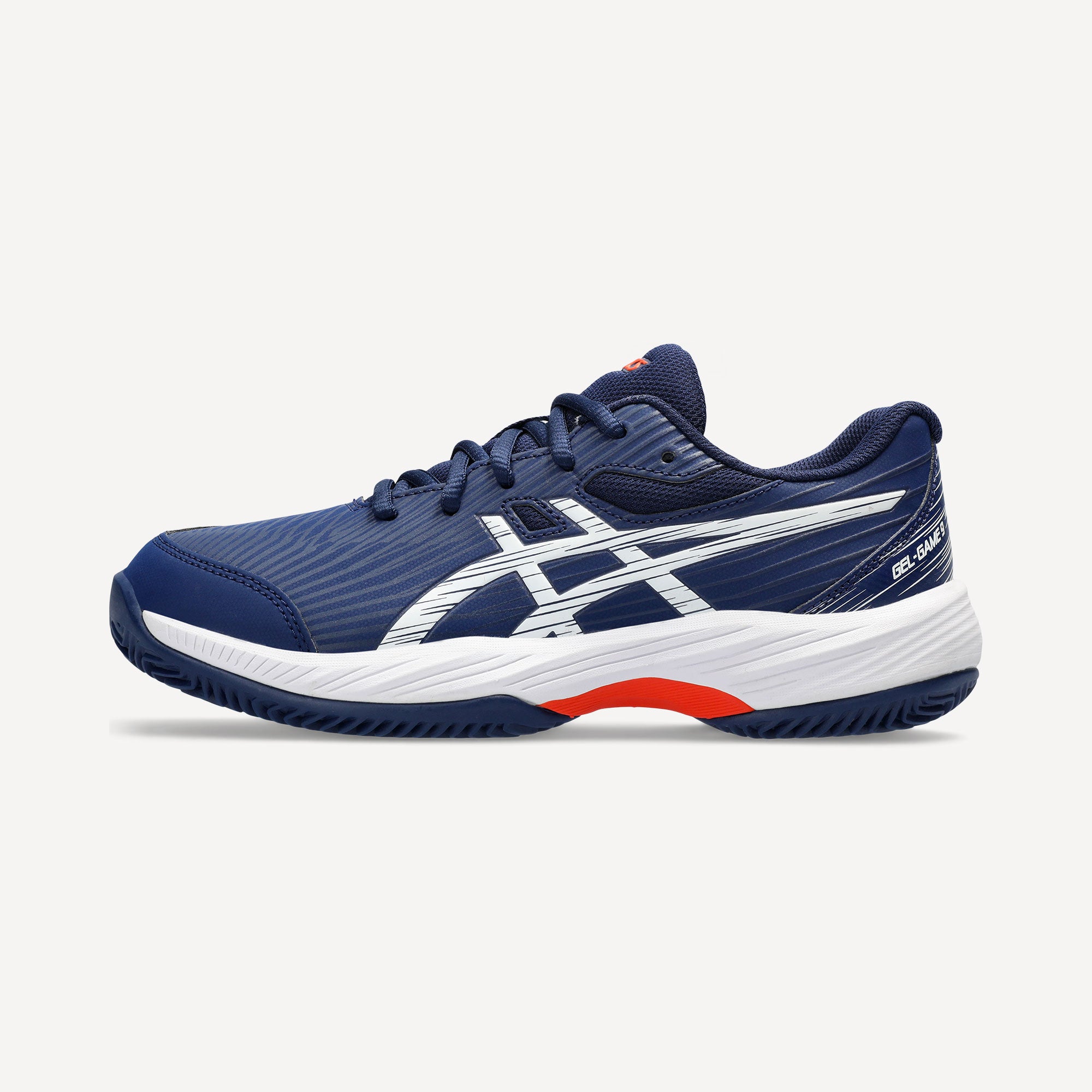 ASICS Gel-Game 9 Kids' Clay Court Tennis Shoes - Dark Blue (8)