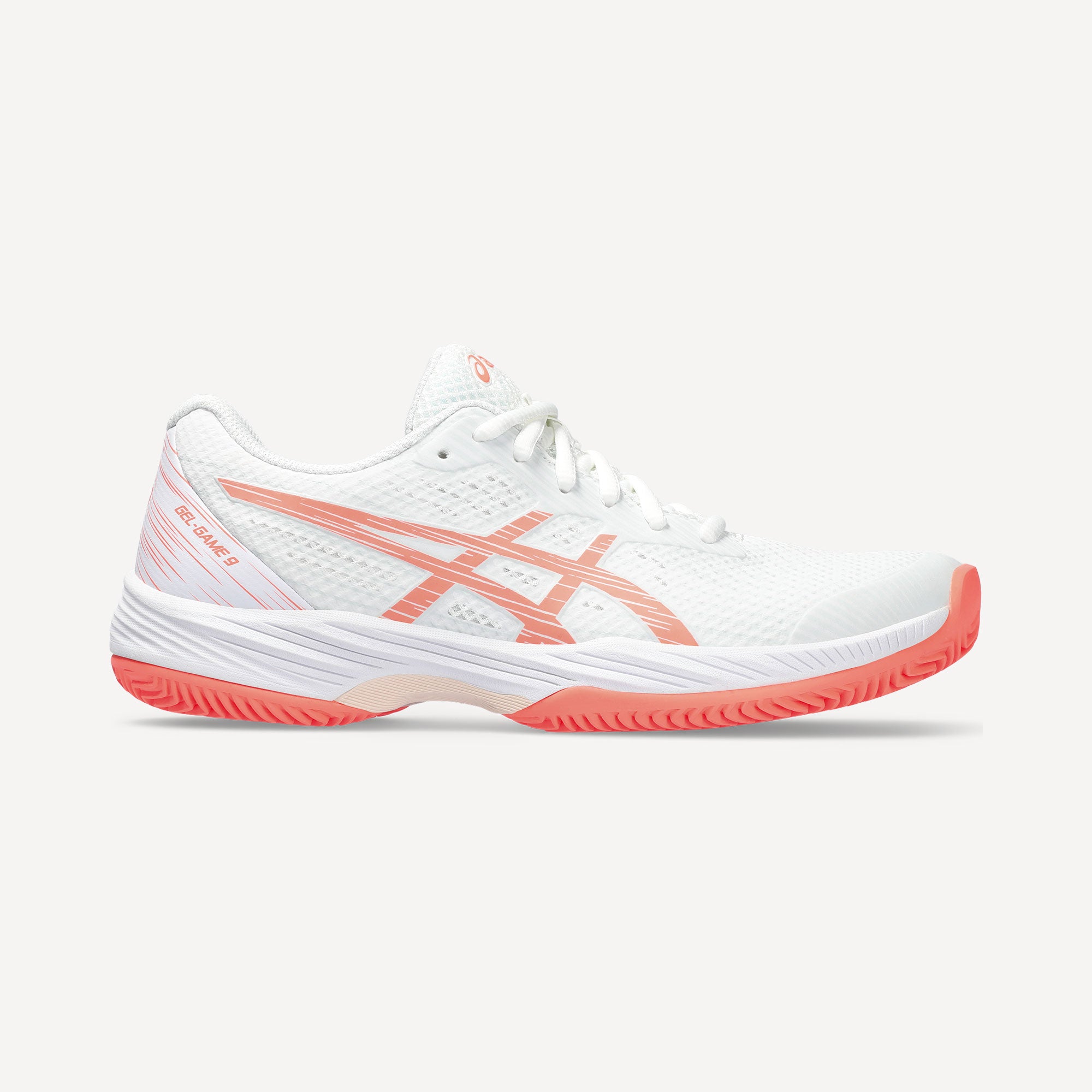 ASICS Gel-Game 9 Women's Clay Court Tennis Shoes - White (1)