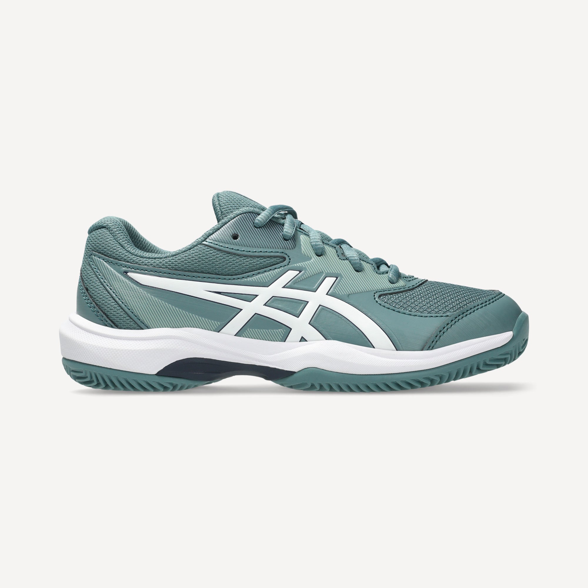 ASICS Gel-Game Kids' Clay Court Tennis Shoes - Green (1)