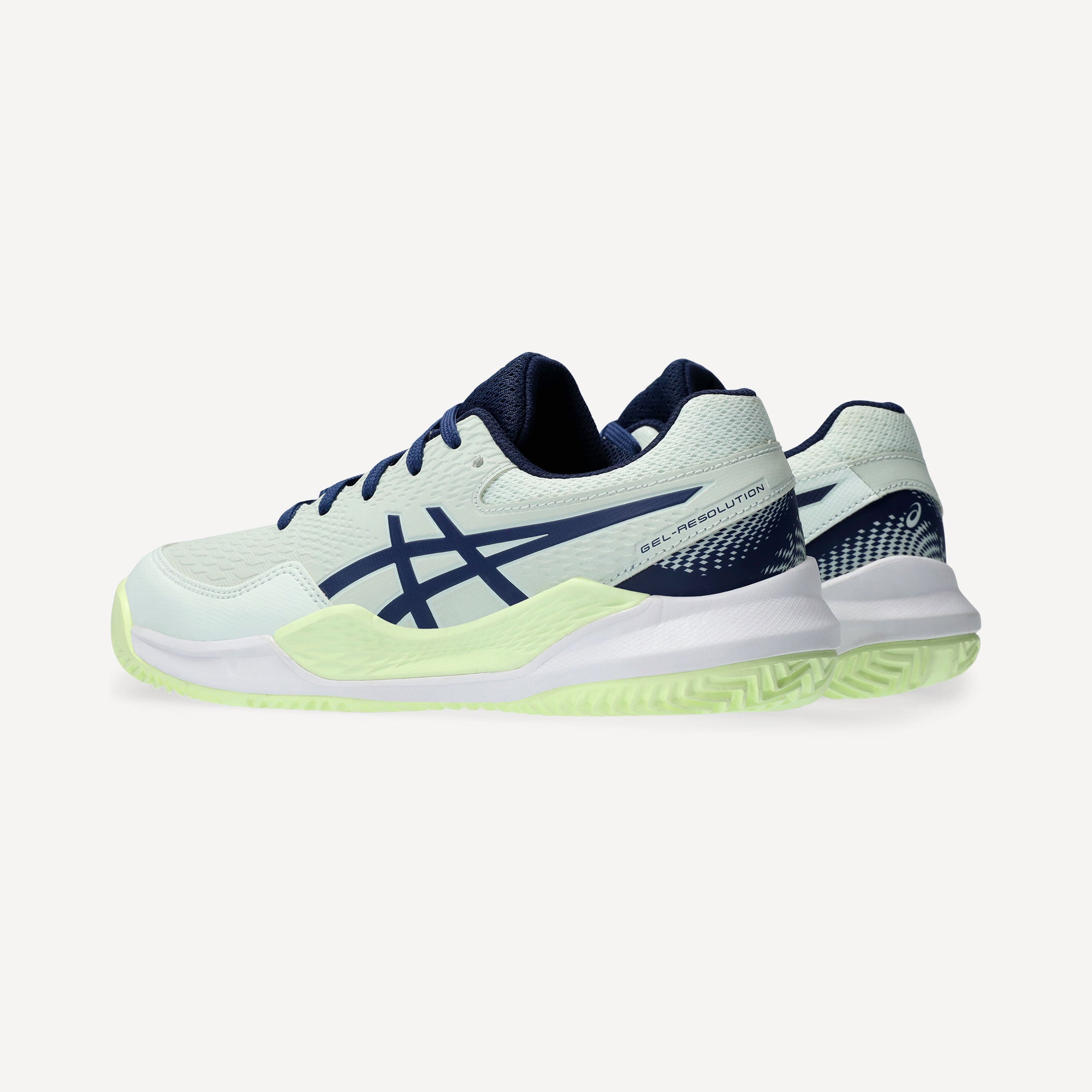 ASICS Gel-Resolution 9 Kids' Clay Court Tennis Shoes - Green (5)